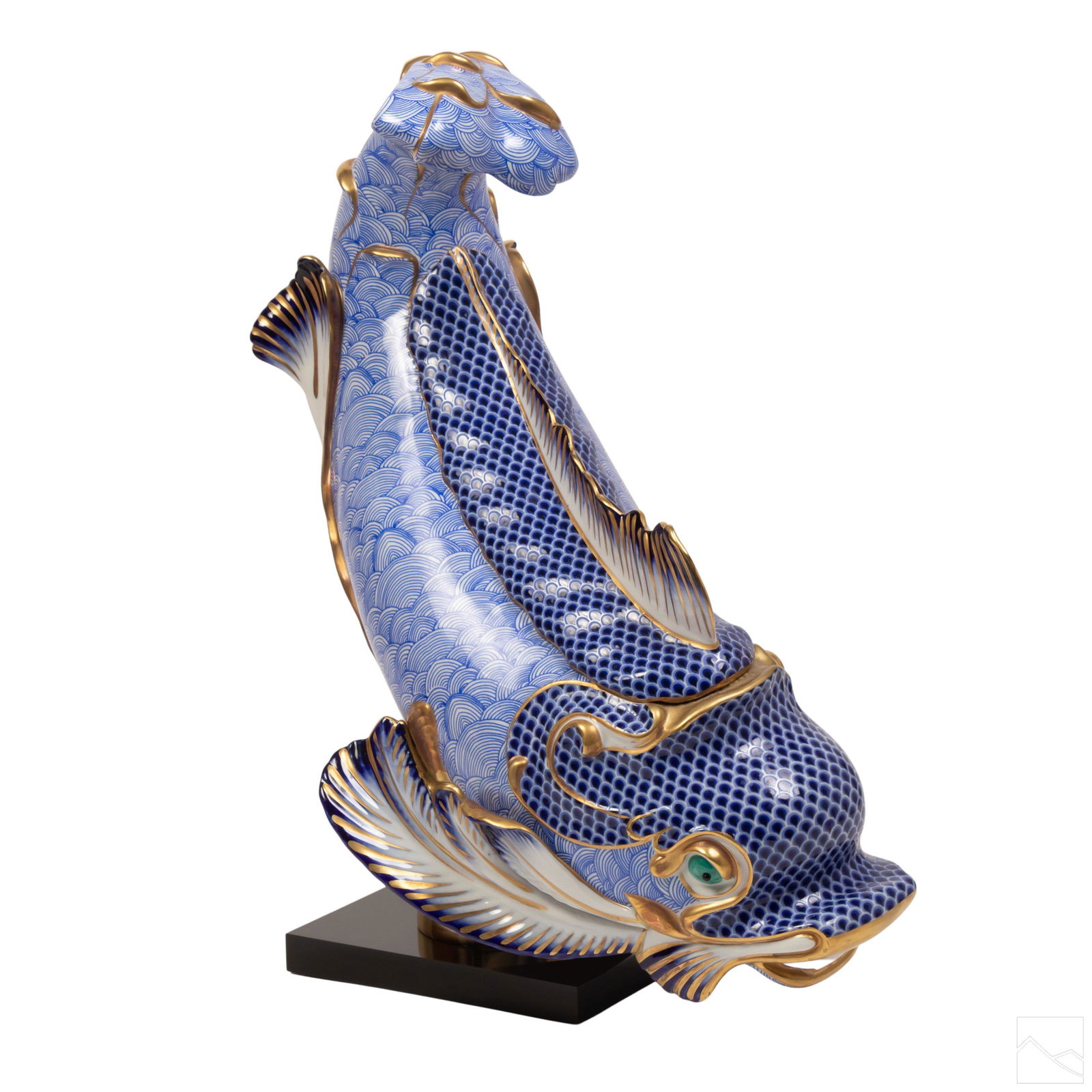 Oggetti Mangani 18" Porcelain Dolphin Fish Statue (1 of 5)