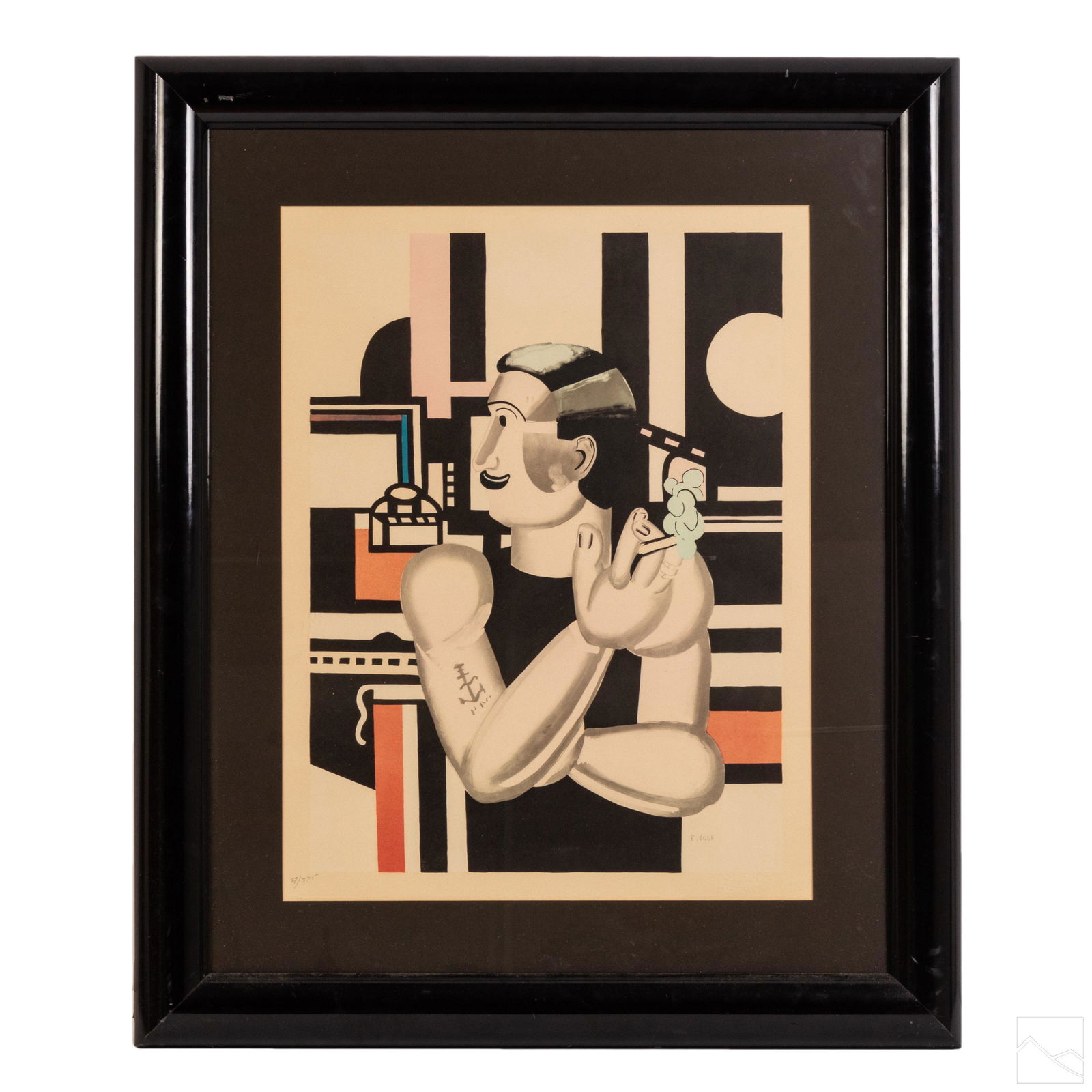 Fernand Leger 1881-1955 The Mechanic Cubism Litho (1 of 7)