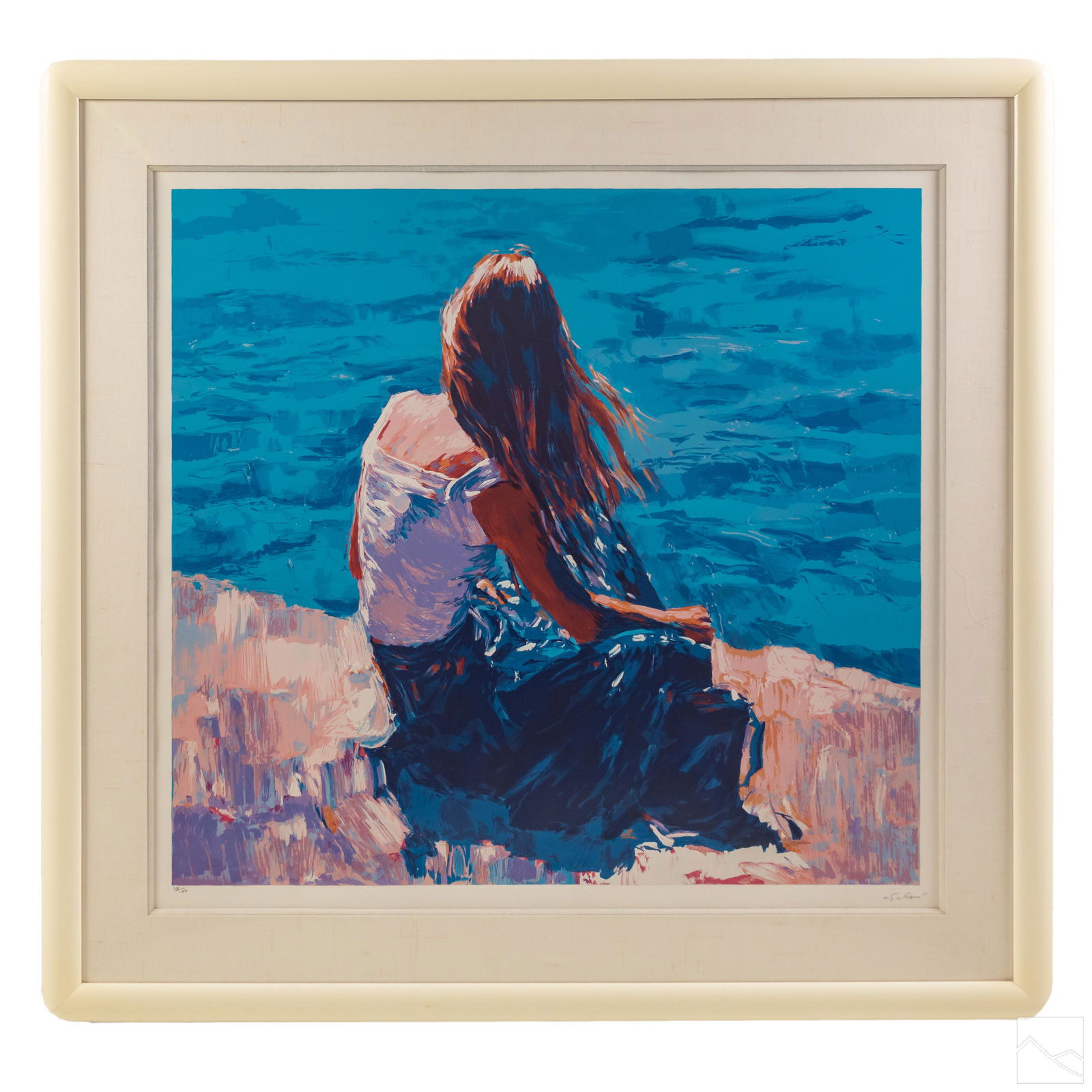 Nicola Simbari 1927-2012 Girl SIGNED LE Serigraph (1 of 7)