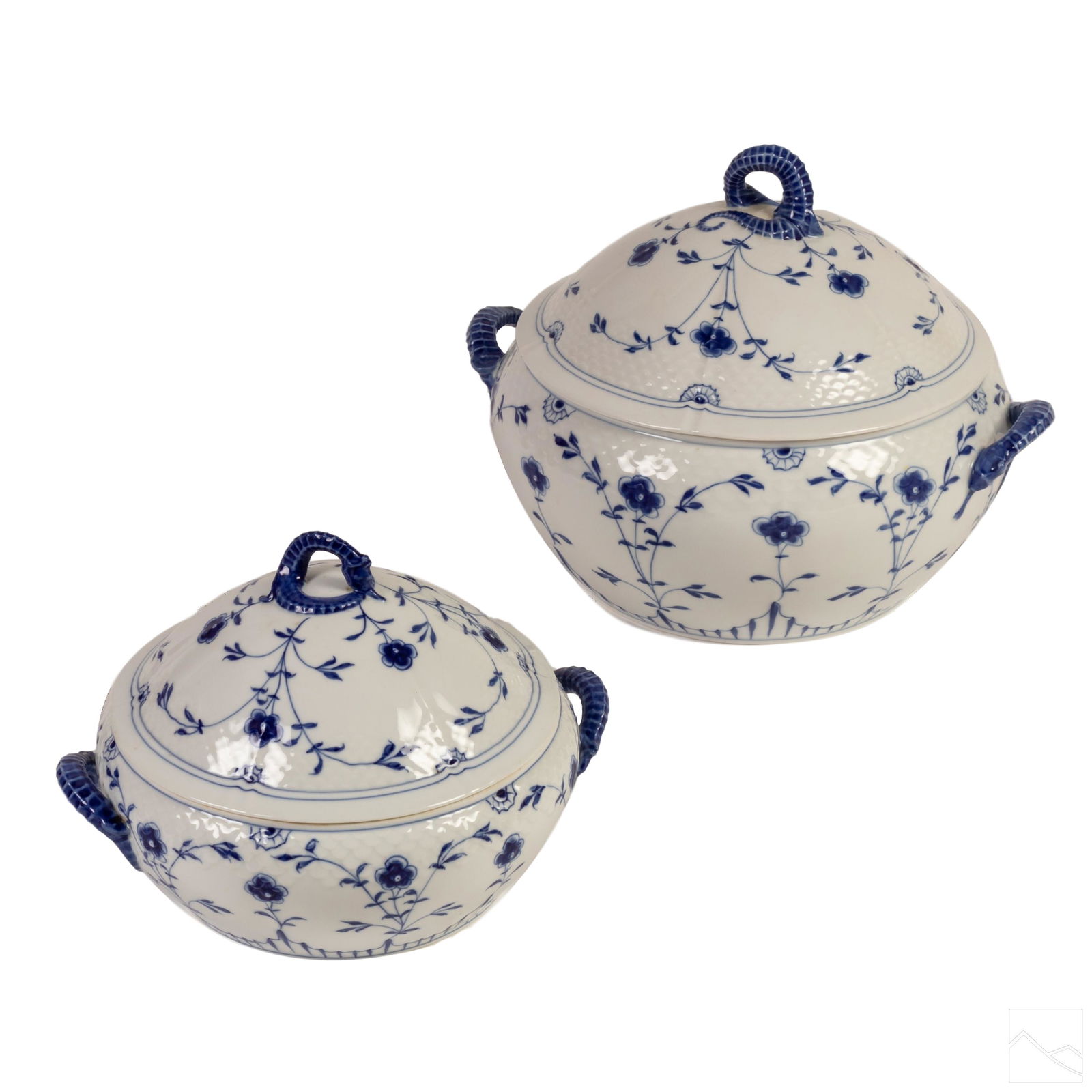 Bing & Grondahl Blue Flowers Porcelain Tureens LOT (1 of 10)