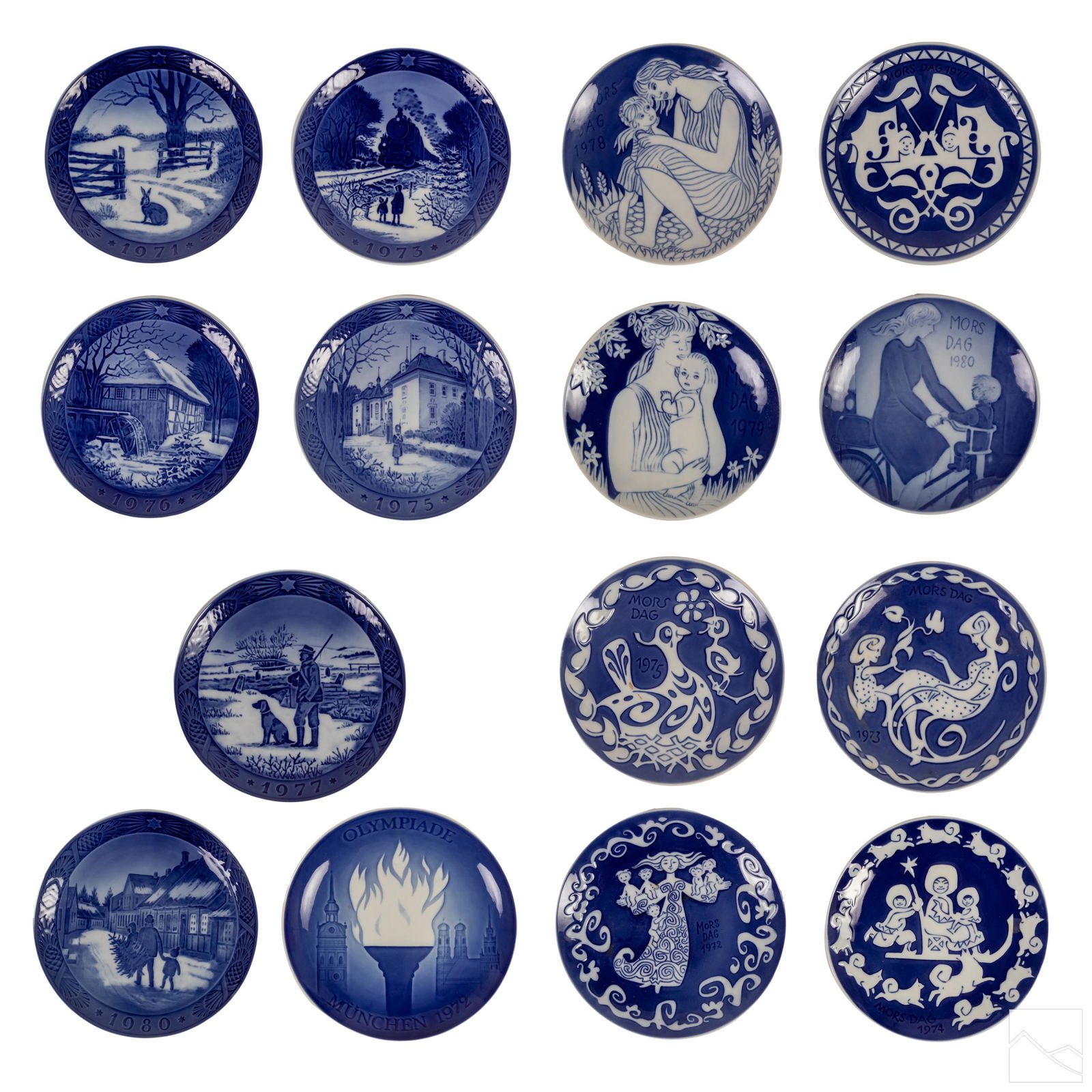 Royal Copenhagen B&G Annual Porcelain Plate GROUP (1 of 9)