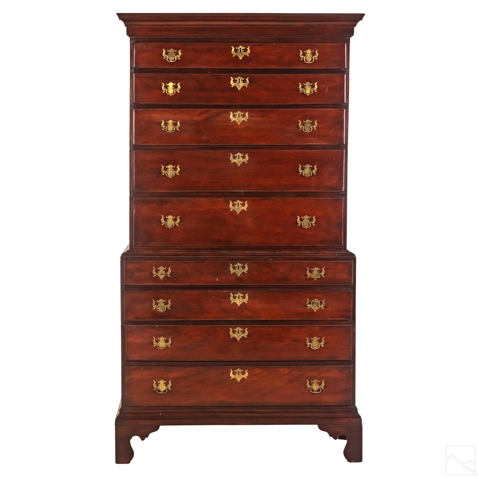 18th Cent. Fine American Chest on Chest of Drawers (1 of 7)