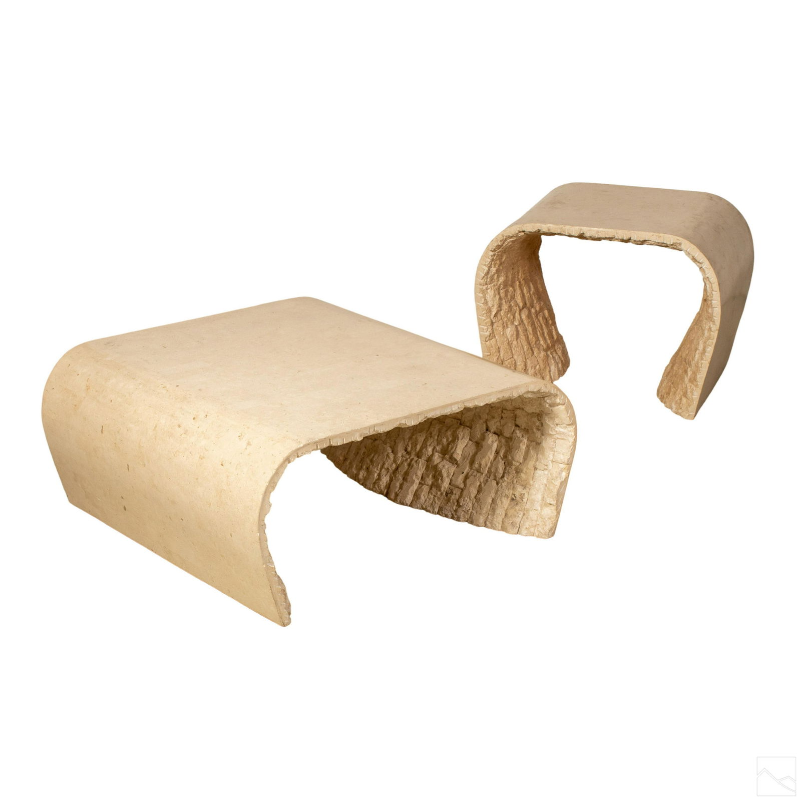 Mactan Stone Rockedge Beige Modernist Tables SET (1 of 11)