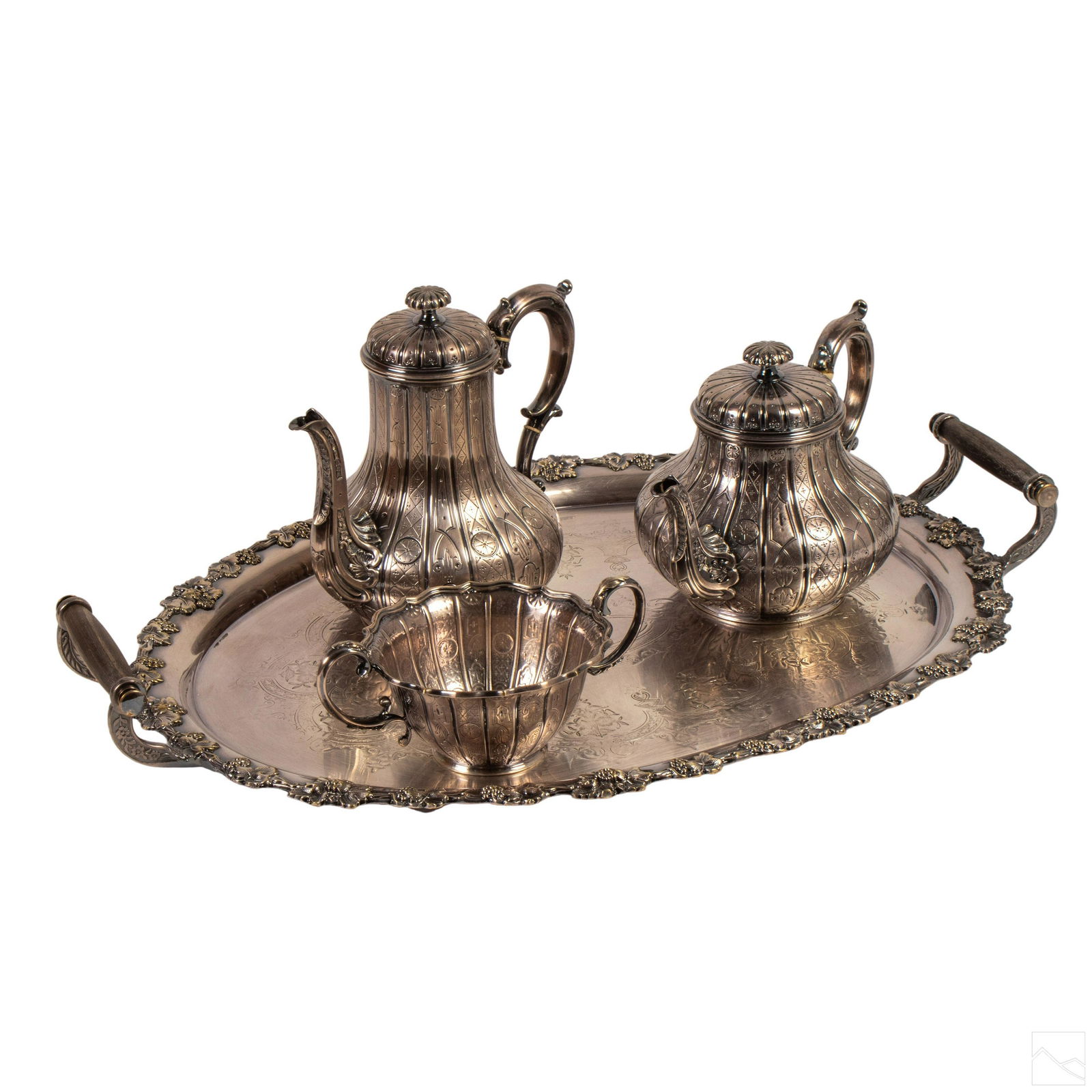 Elkington and Co. English Silver Plate Tea Service (1 of 16)