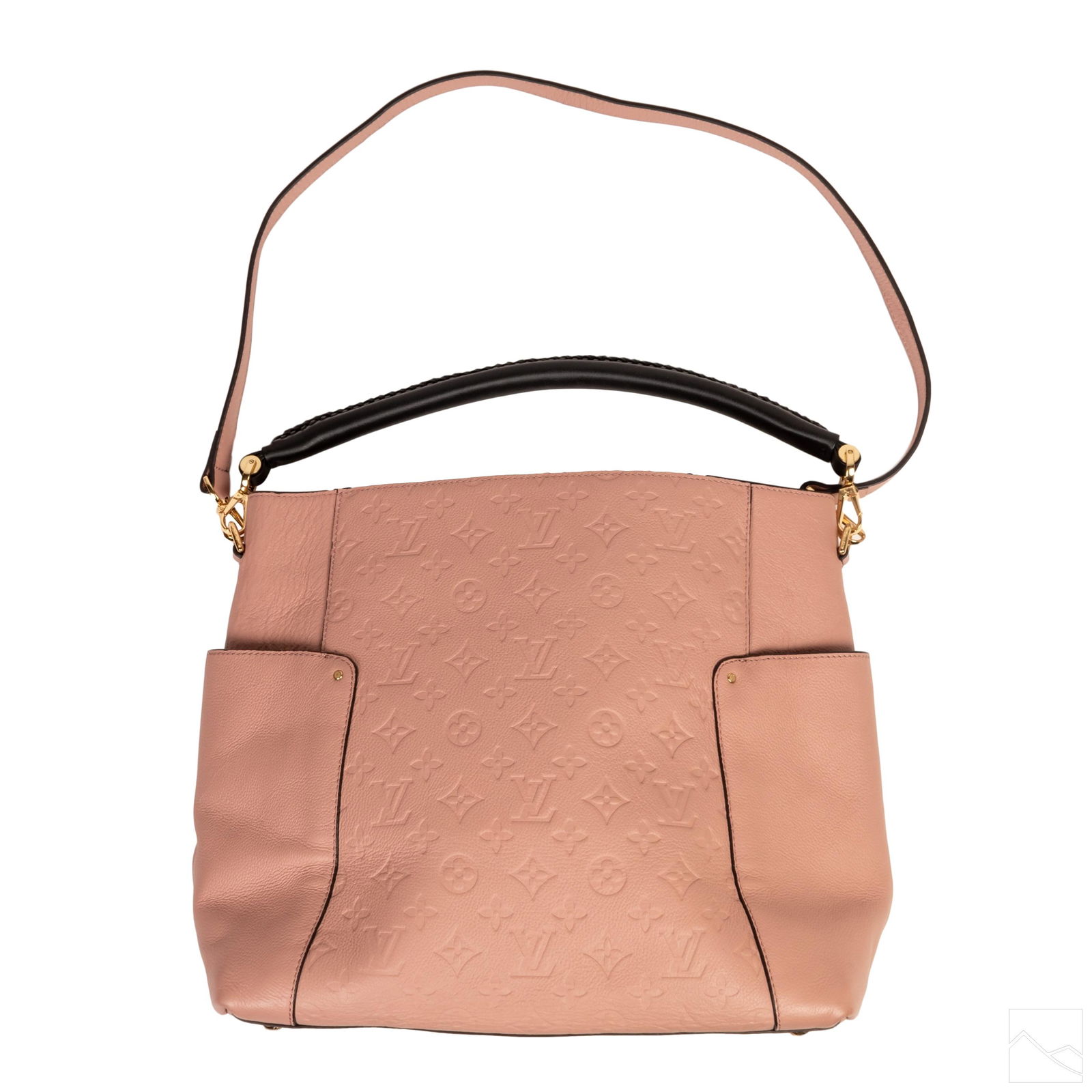 Louis Vuitton Pink Embossed LV Logo Handbag Purse (1 of 6)