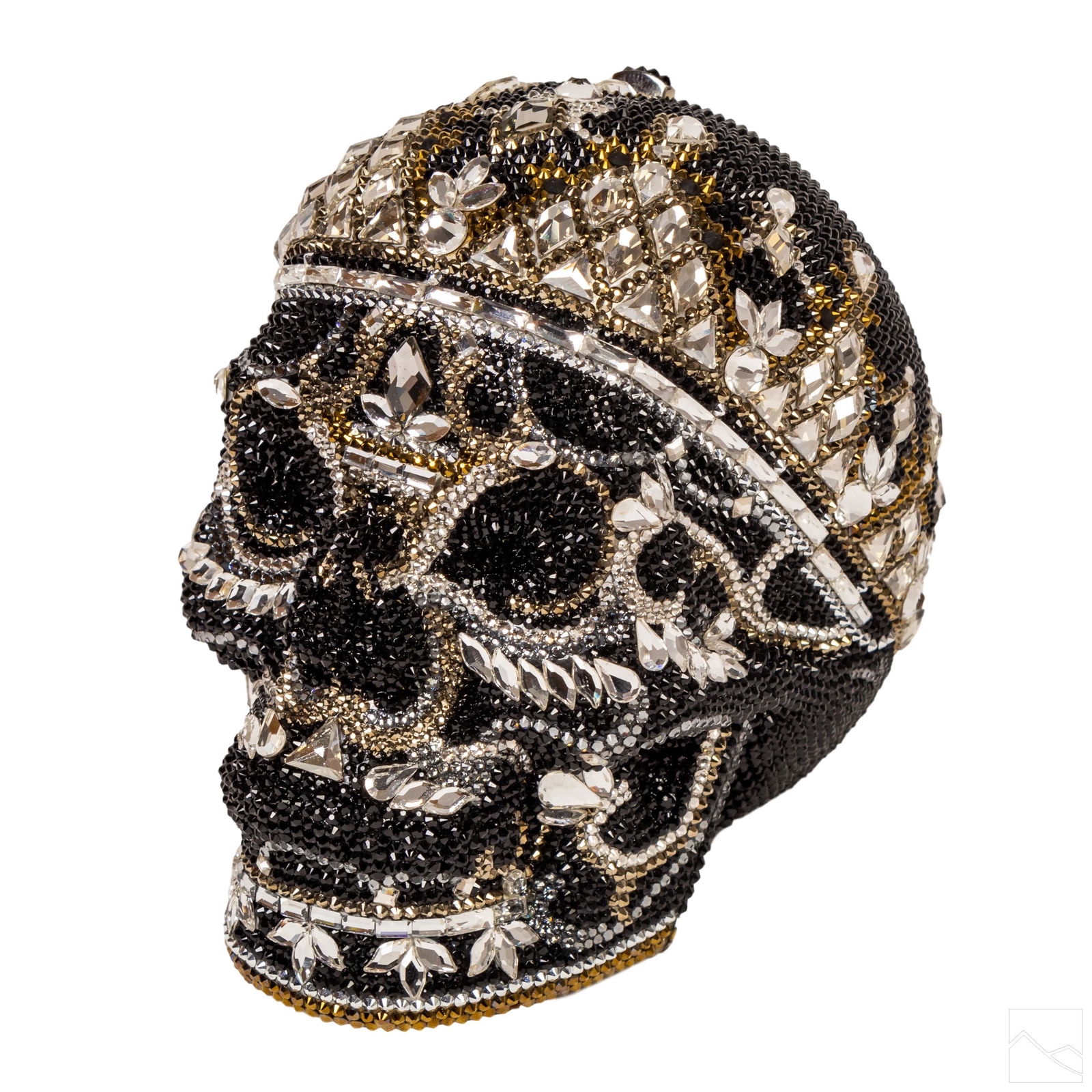 Judith Leiber Couture Crystal Skull Evening Clutch (1 of 7)