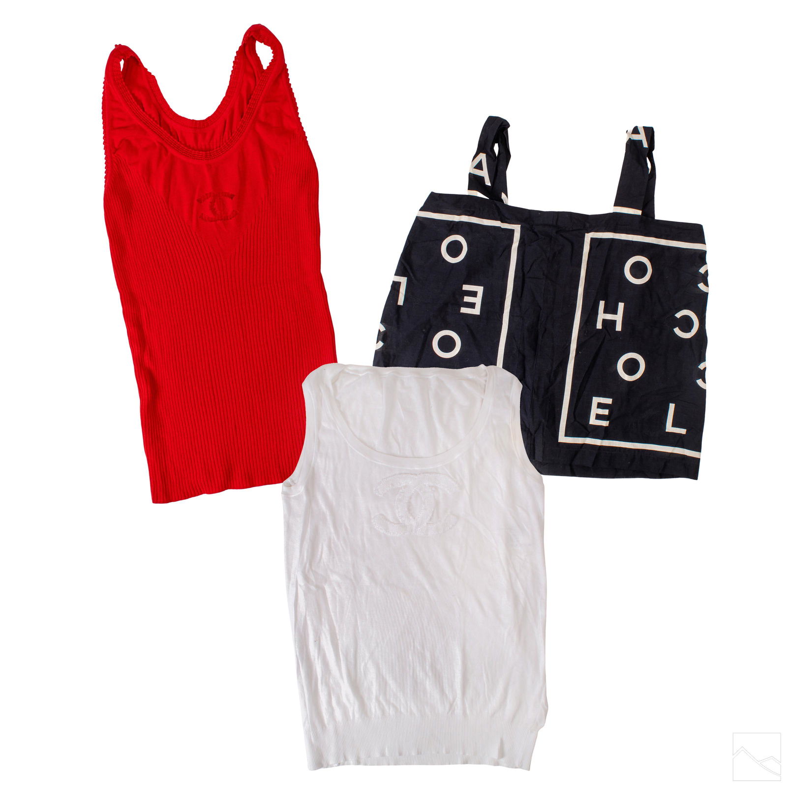 Chanel Designer Sleeveless Knitted Tank Tops LOT (1 of 10)