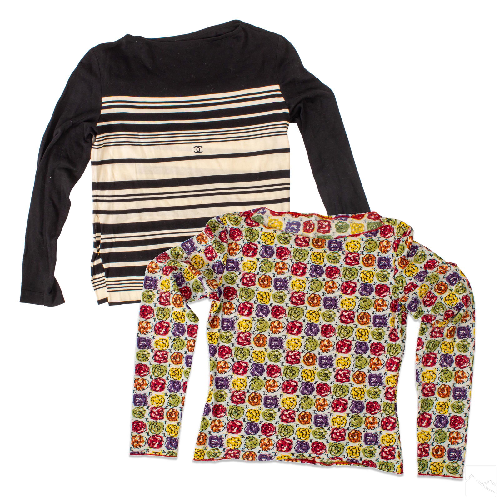 Chanel Couture Long Sleeve Designer Shirts M LOT (1 of 7)