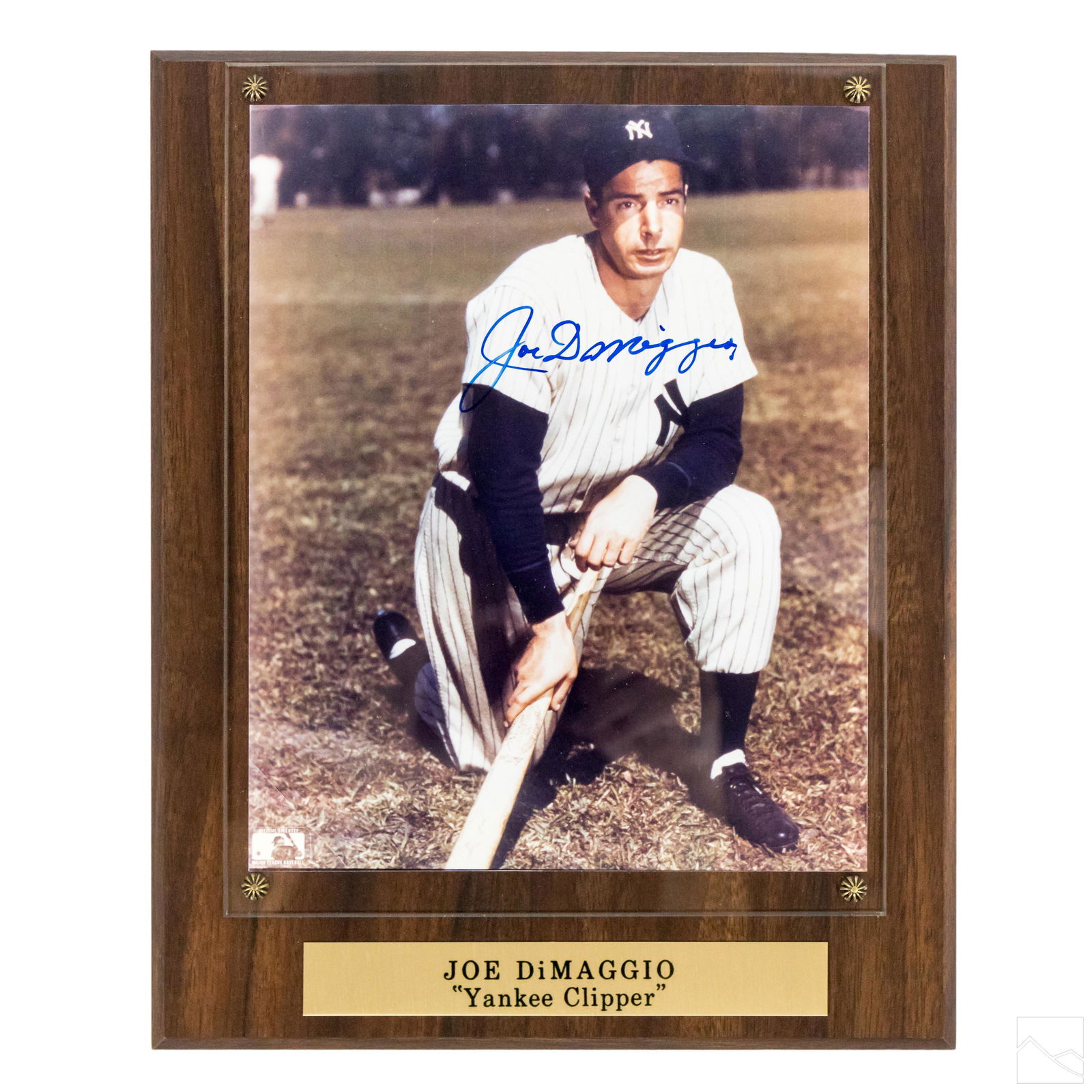 Joe DiMaggio SIGNED New York NY Yankees MLB Plaque (1 of 5)