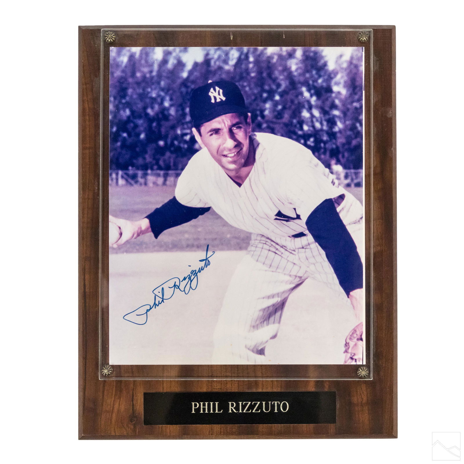 Phil Rizzuto SIGNED New York NY Yankees MLB Plaque (1 of 5)