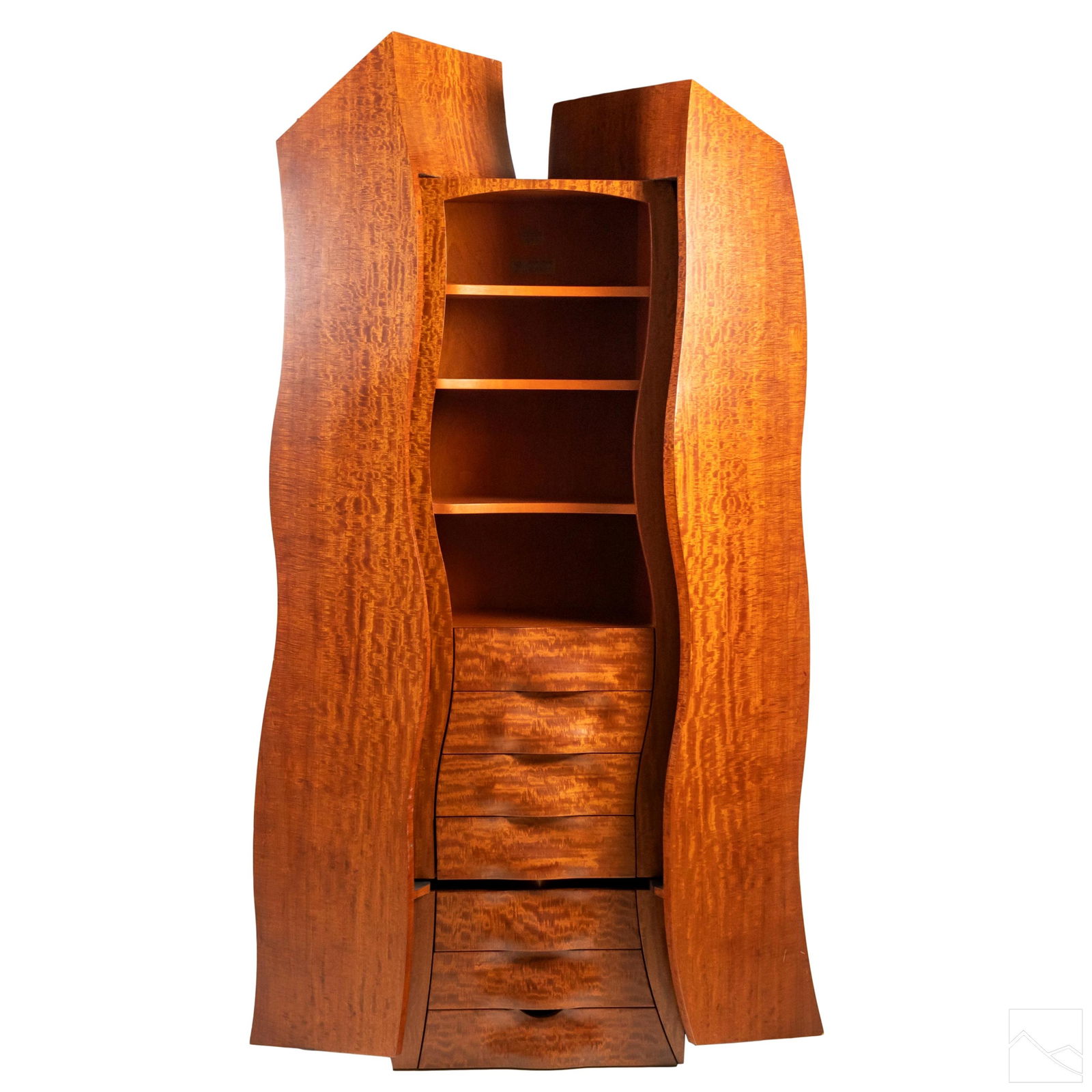 Wiggers Modern Andiroba Standing Dresser Cabinet