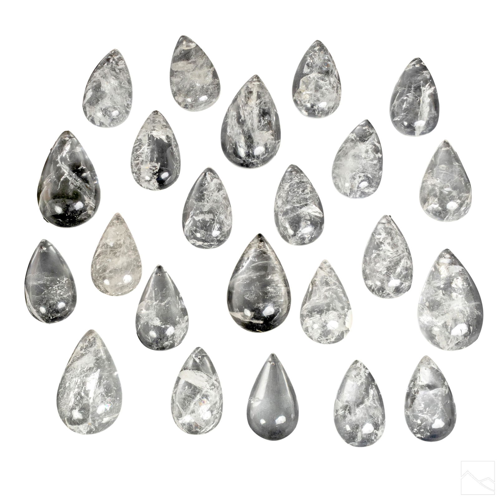 Natural Rock Crystal Chandelier Teardrops Lusters (1 of 5)