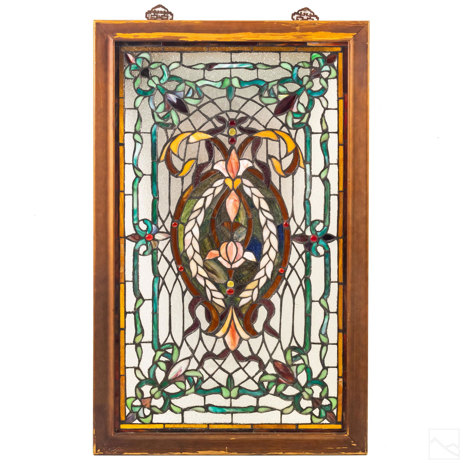 Architectural Salvage Leaded Stained Glass Window (1 of 7)