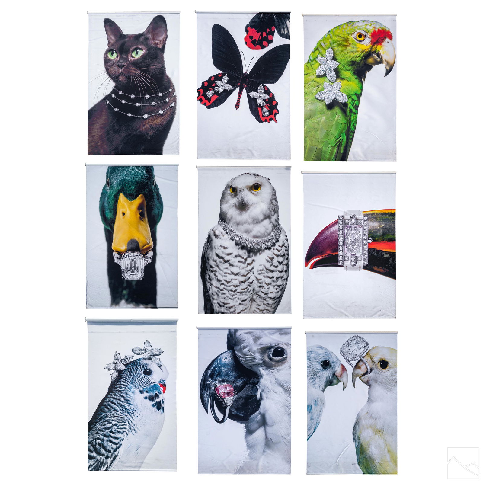 Harry Winston Laziz Hamani Advertising Scrolls LOT (1 of 10)