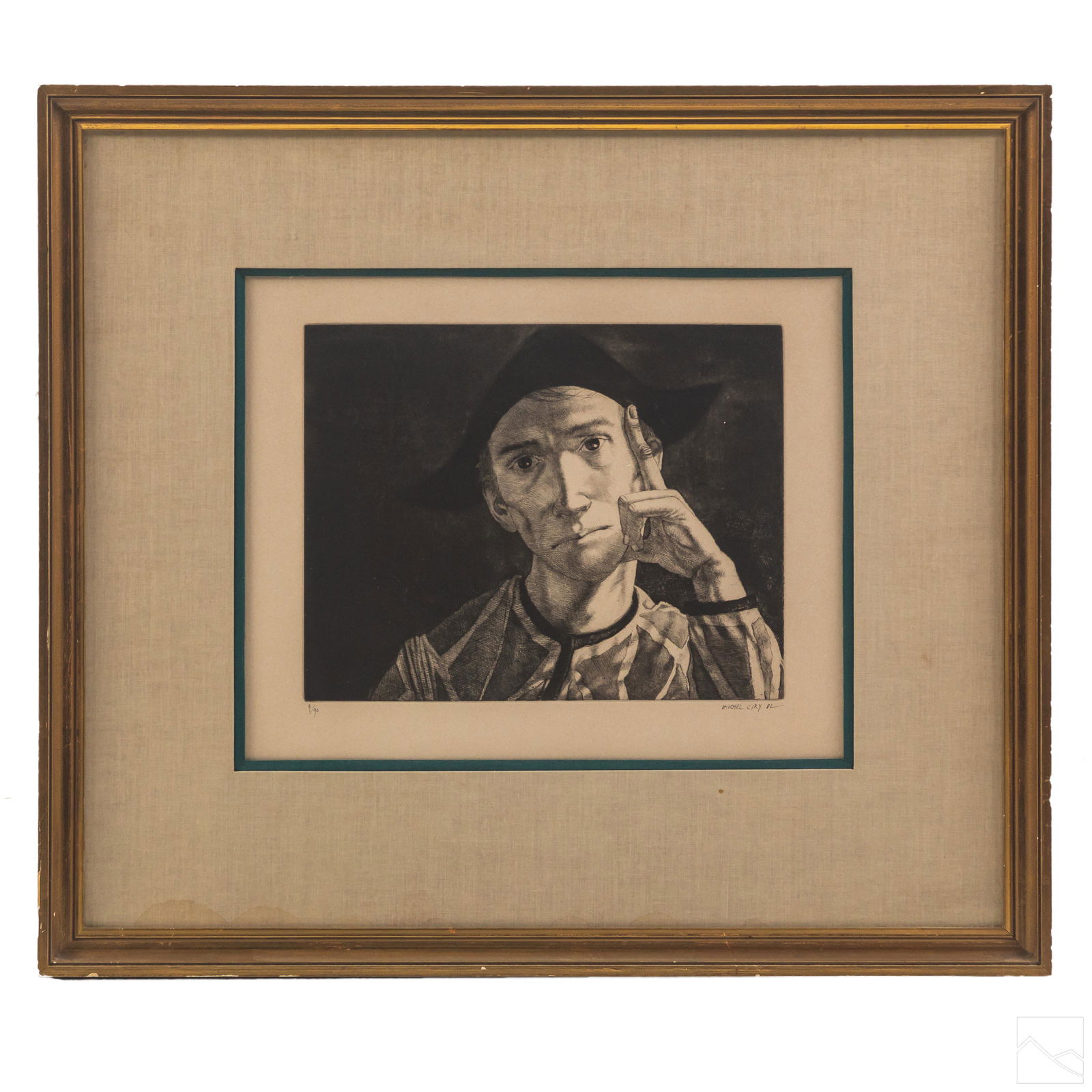 Michel Ciry 1919-2018 LE Harlequin Jester Etching (1 of 6)