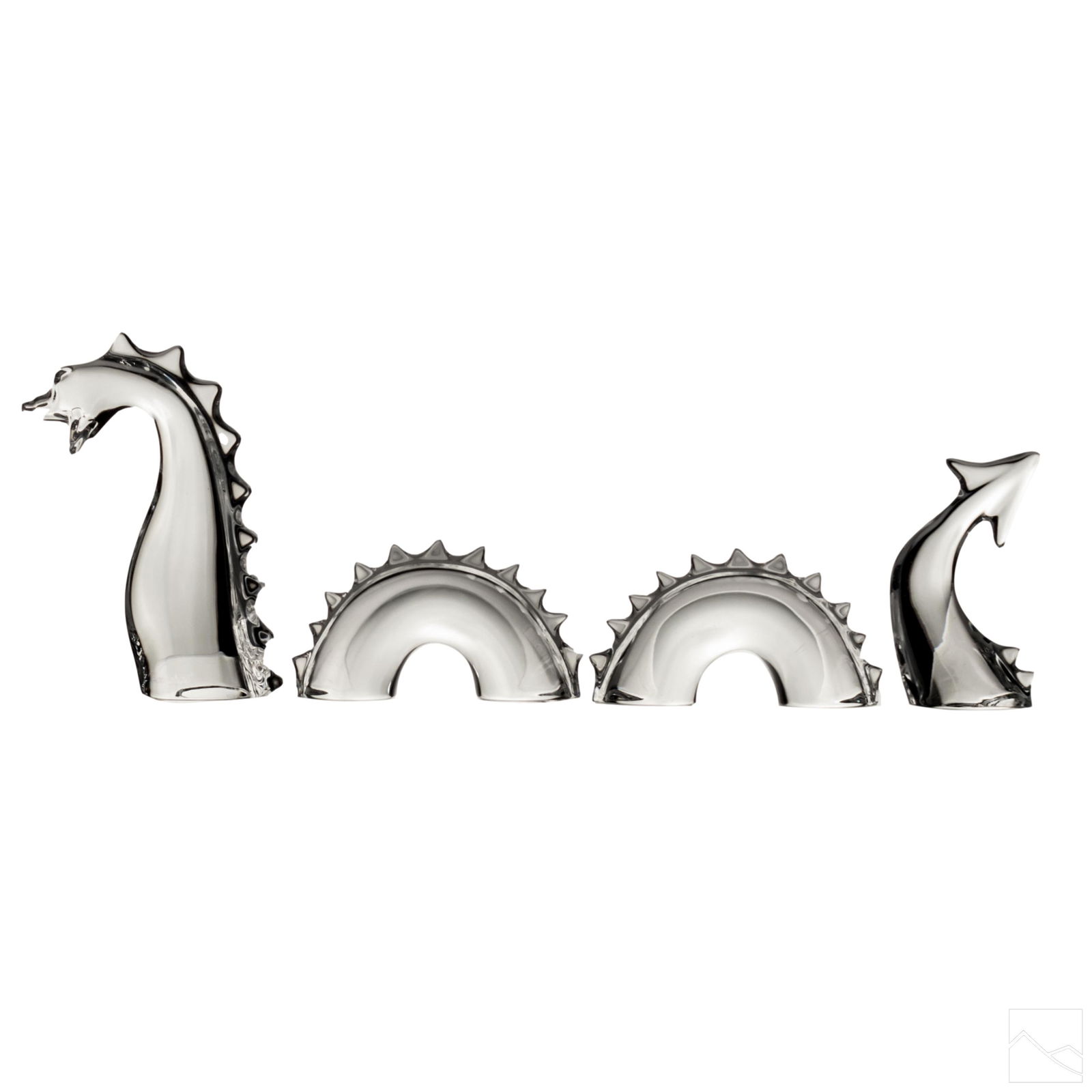 Baccarat Loch Ness Sea Monster Figurine Sculpture (1 of 7)
