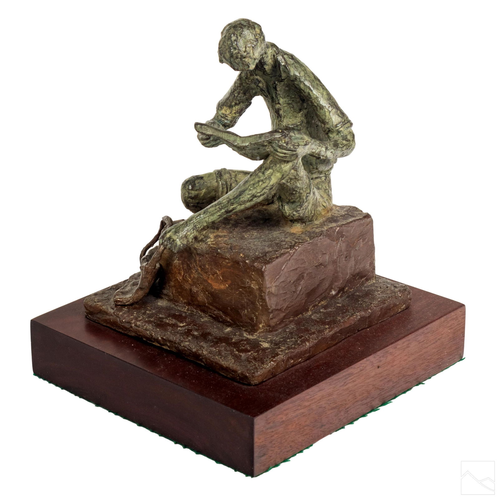 Ramiz Barquet (1920-2010) The Reader Bronze Statue (1 of 7)