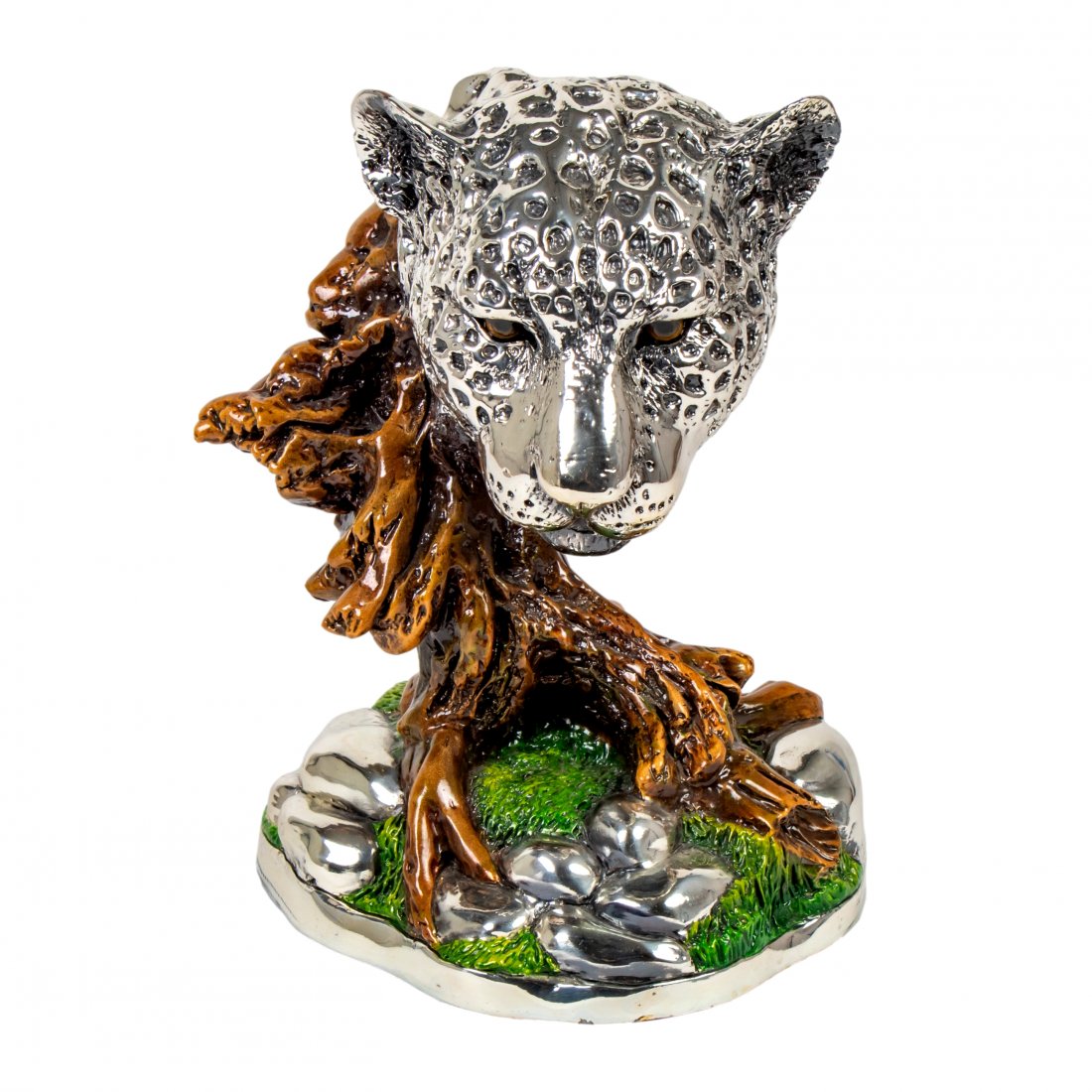 Plata Artistica 999 Sterling Coated Wildlife Bust (1 of 6)