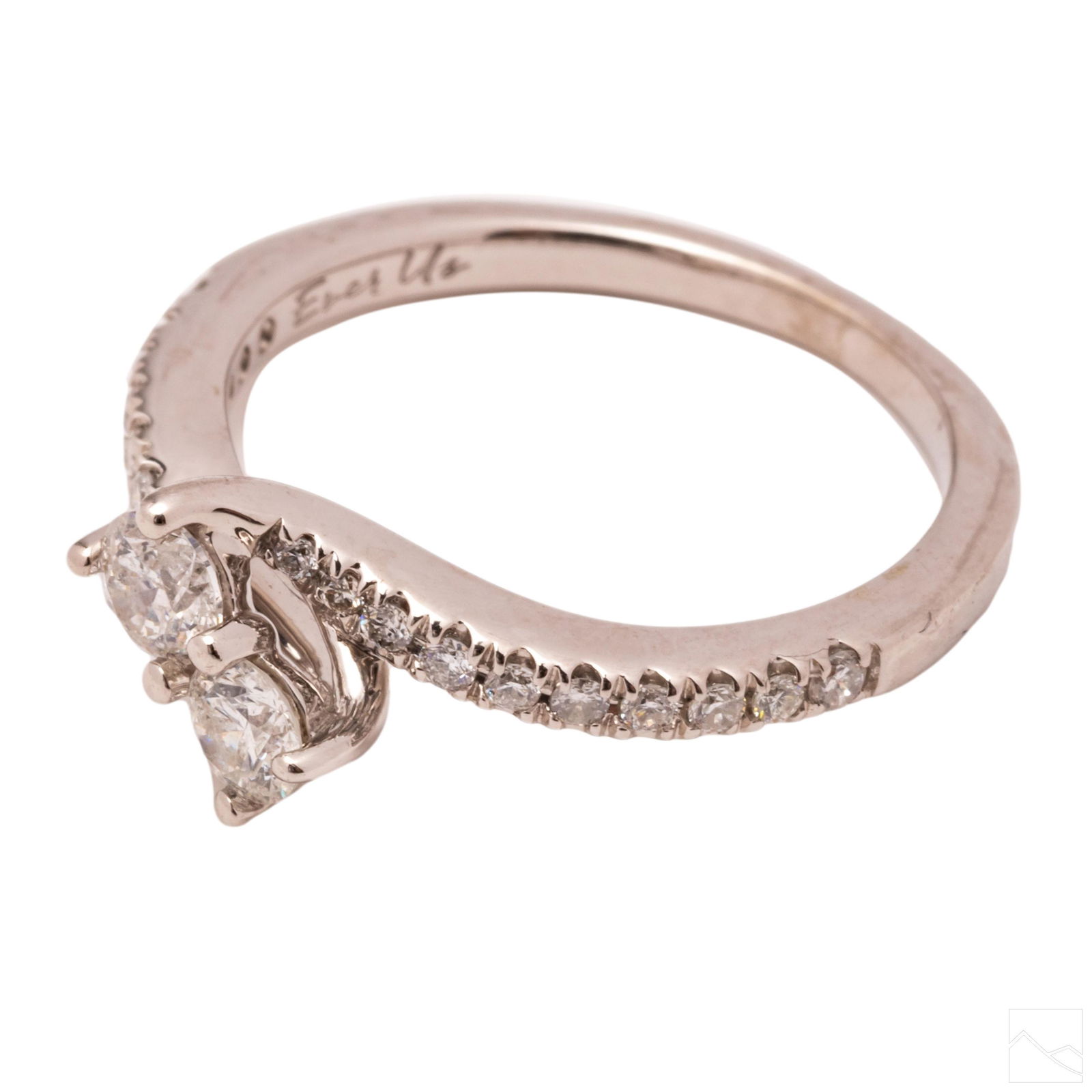 14K White Gold Ever Us .70 CTTW Lady Diamond Ring (1 of 10)