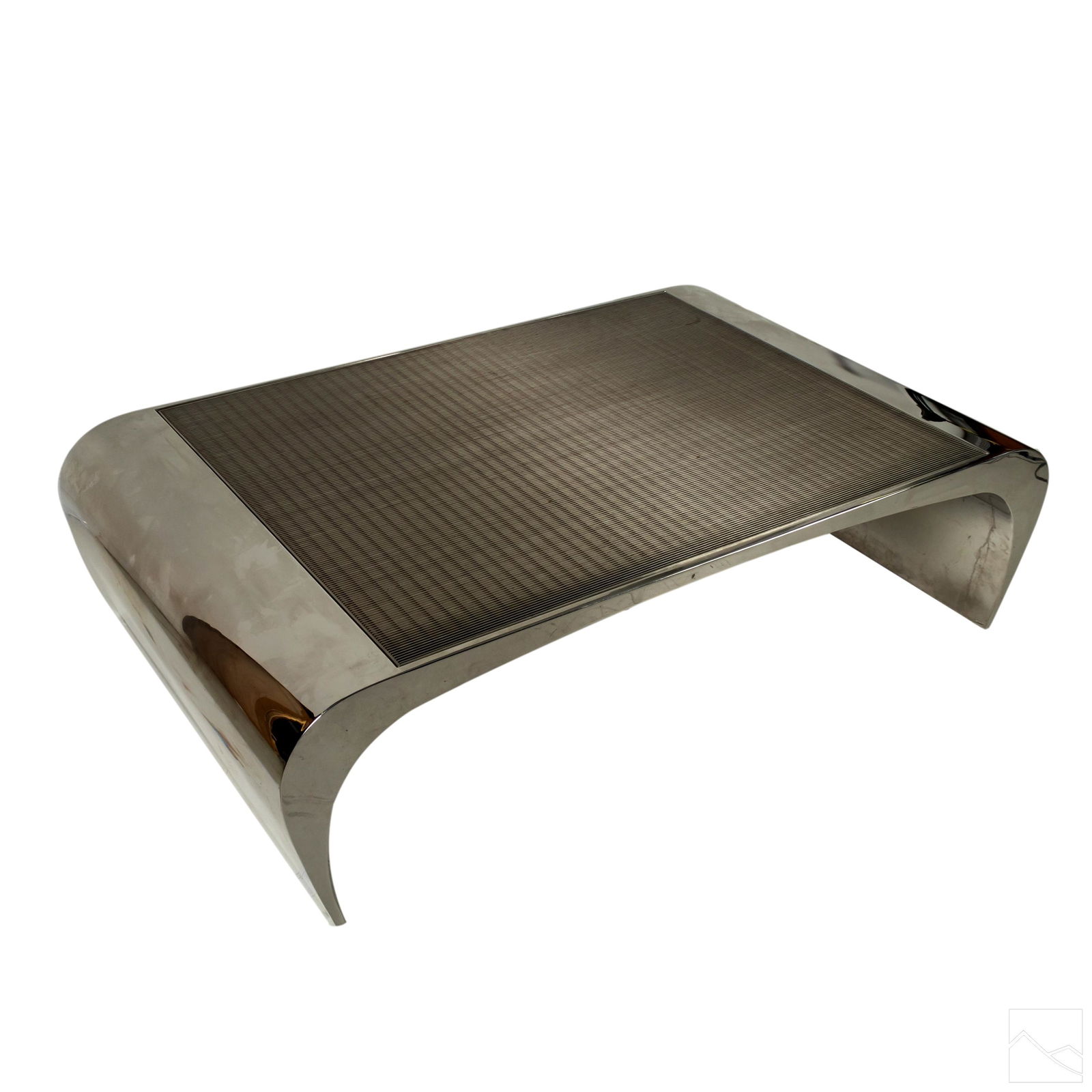 Louis A. Lara Brueton Selina K Steel Coffee Table (1 of 5)