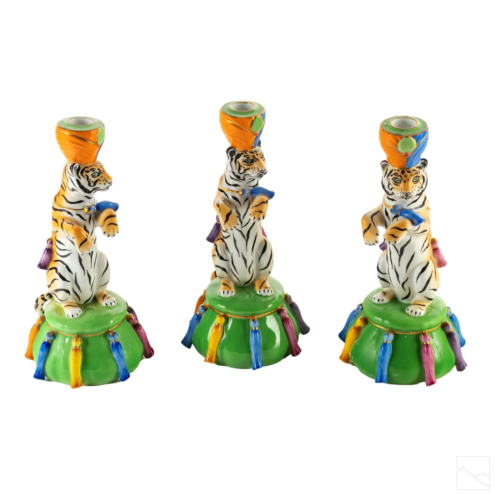 Lynn Chase SIGNED Tiger Raj Candlesticks GROUP (1 of 8)