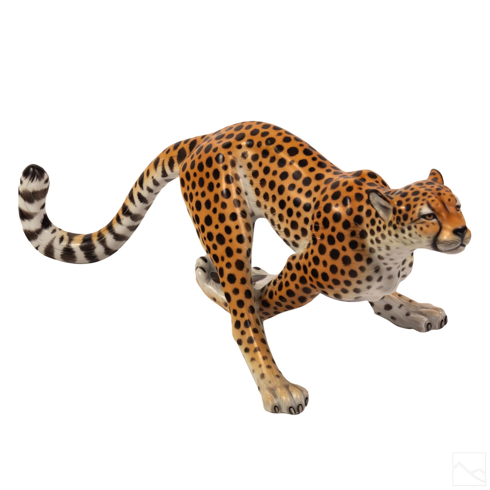 Herend Running Cheetah Wildlife Figurine Sculpture (1 of 8)