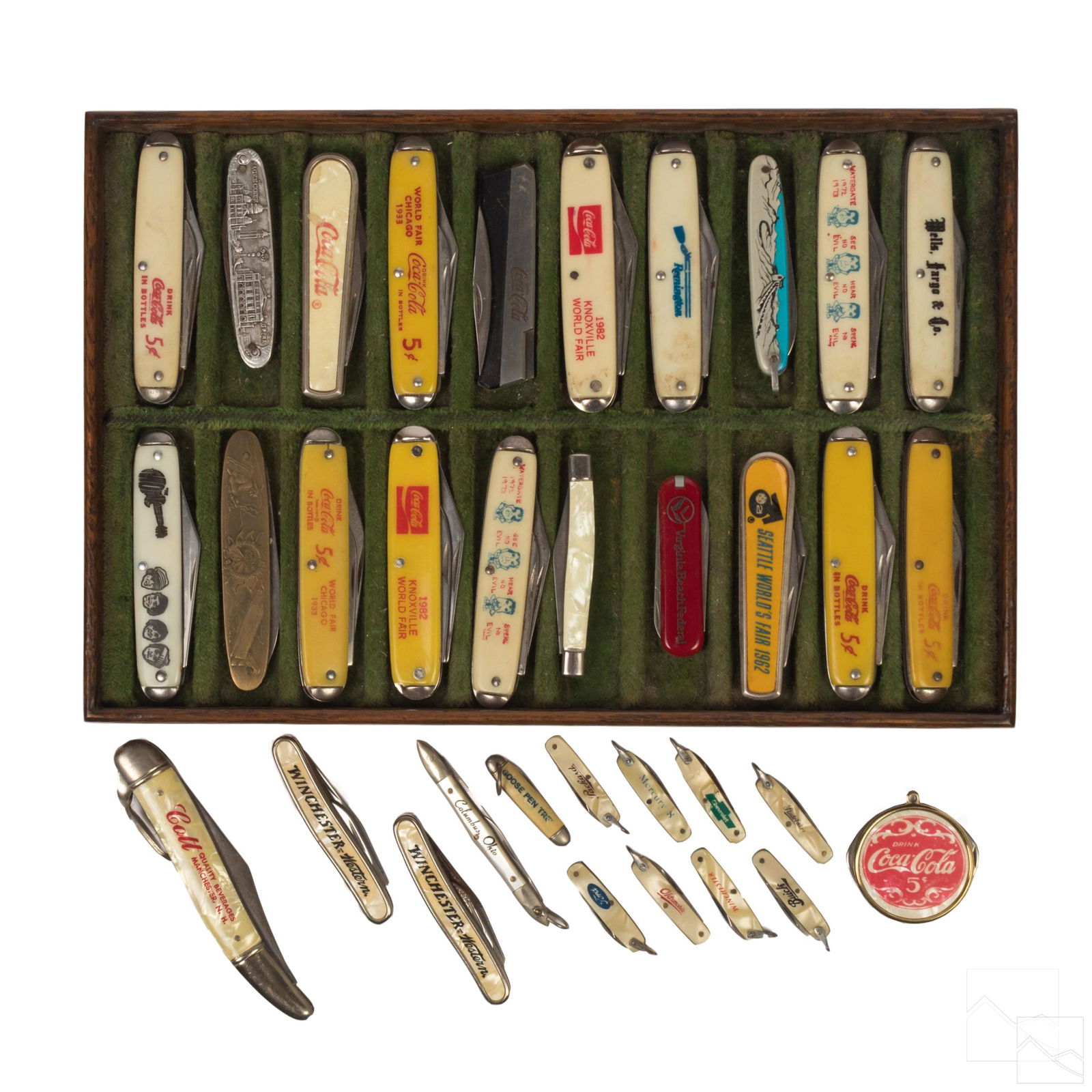 Coca Cola, Chevy & Other Advertising Pocket Knives (1 of 5)