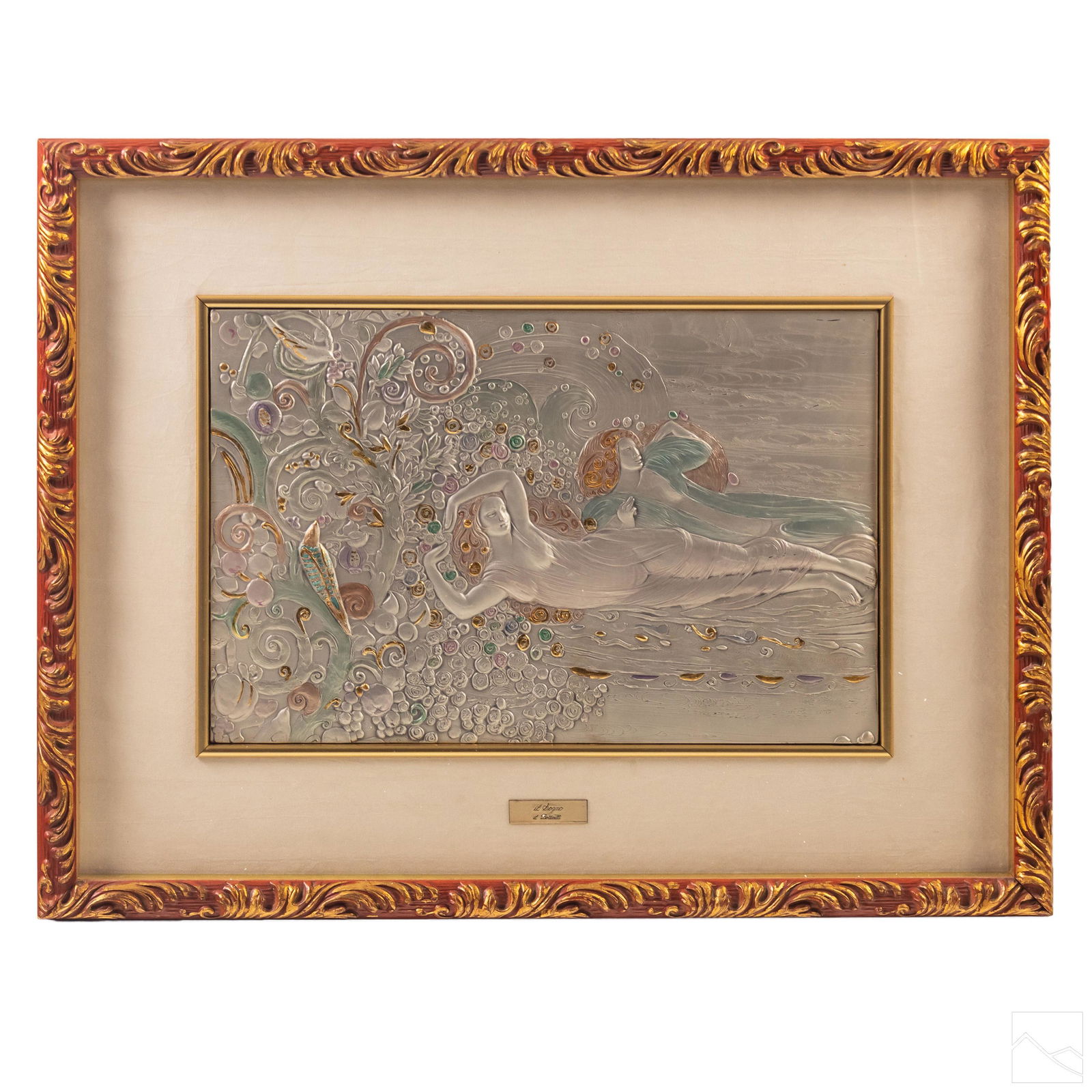 Dream 925 Repousse Picture 85 g., after Botticelli (1 of 6)