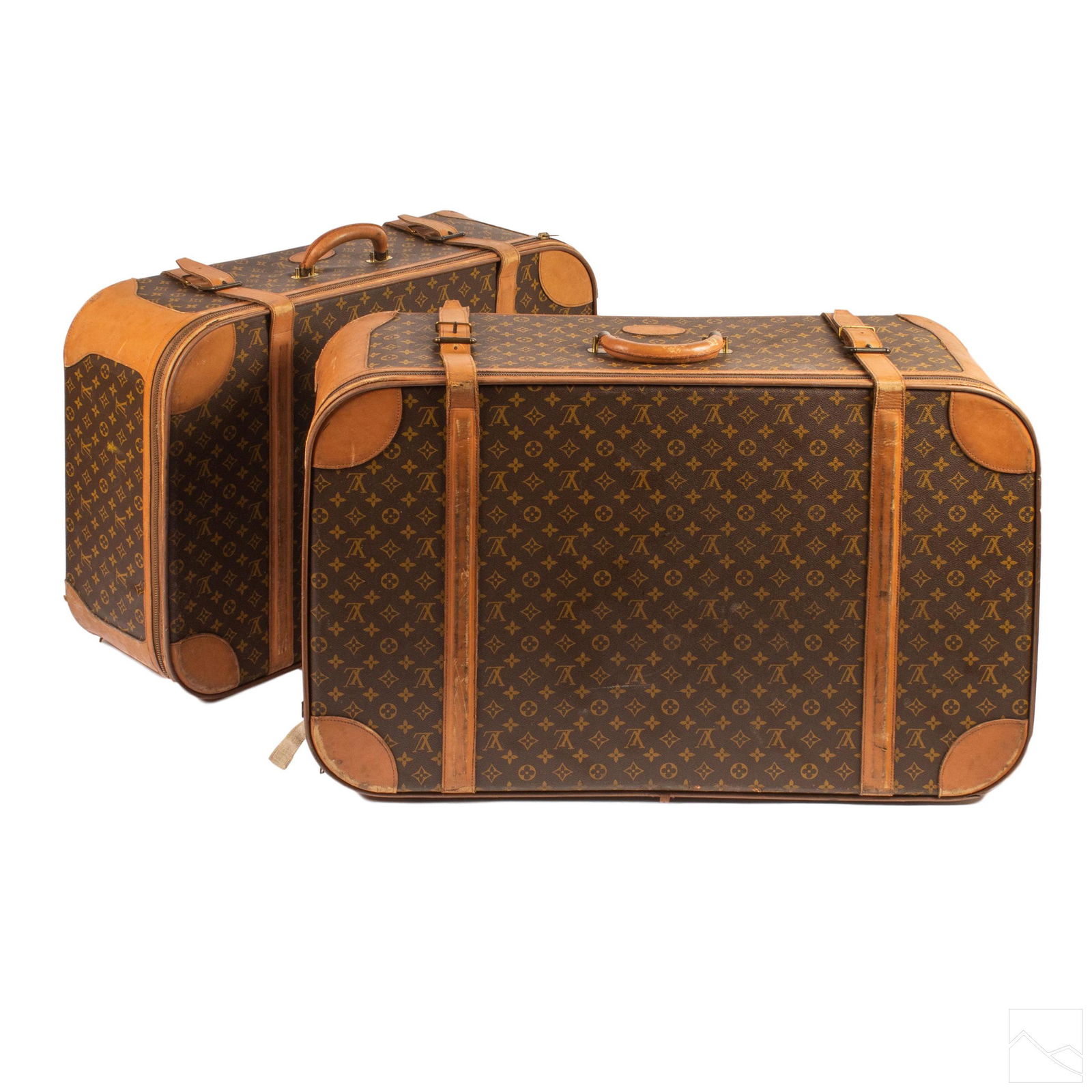 Louis Vuitton LV Zippered VTG Suitcases ESTATE LOT (1 of 7)