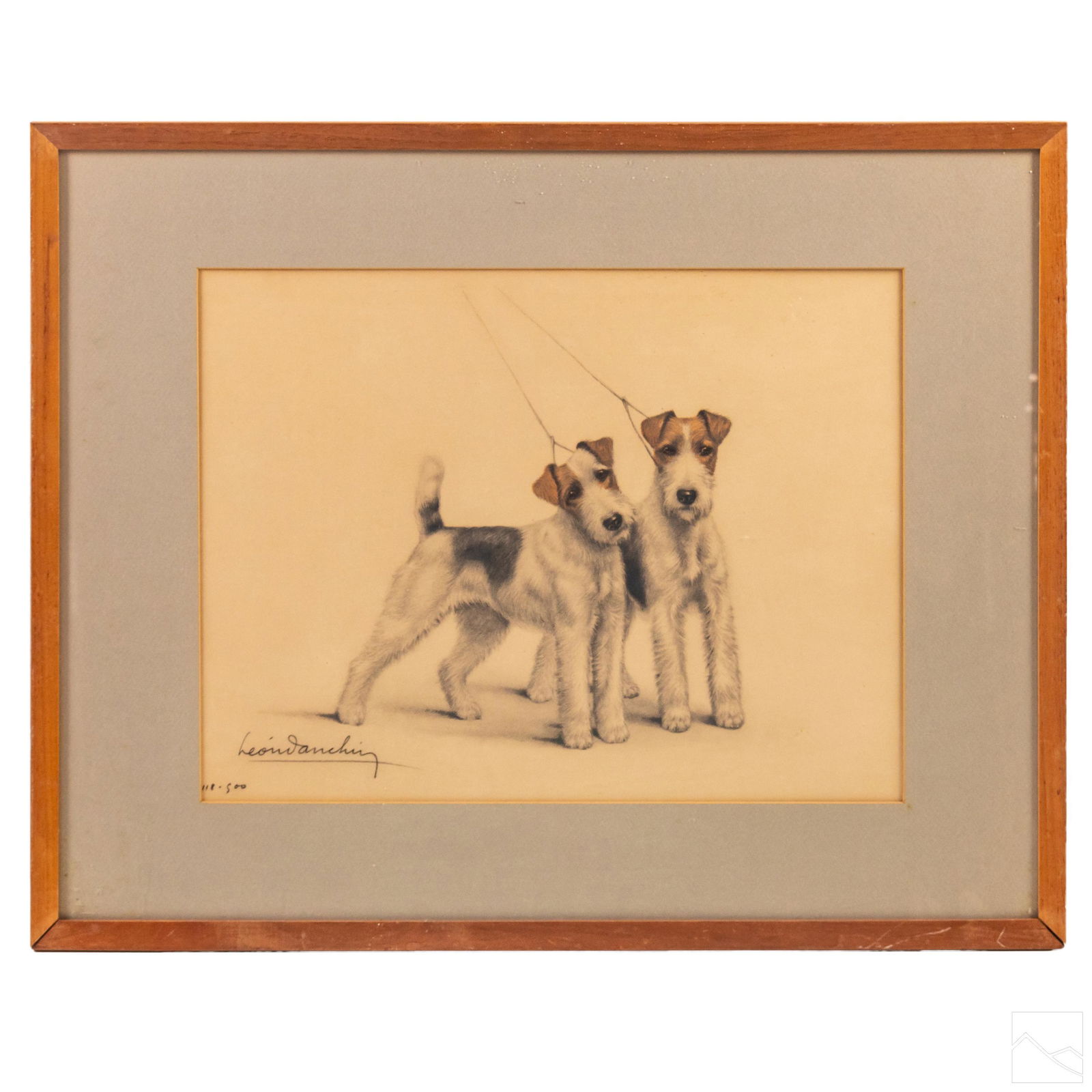 Leon Danchin American Dog Terriers LE Lithograph (1 of 5)