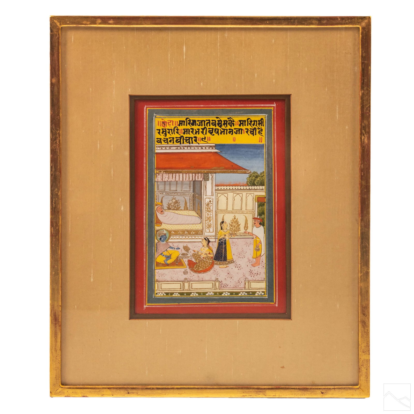 Jaipur School Old Baramasa Pusha Hindu Painting (1 of 5)