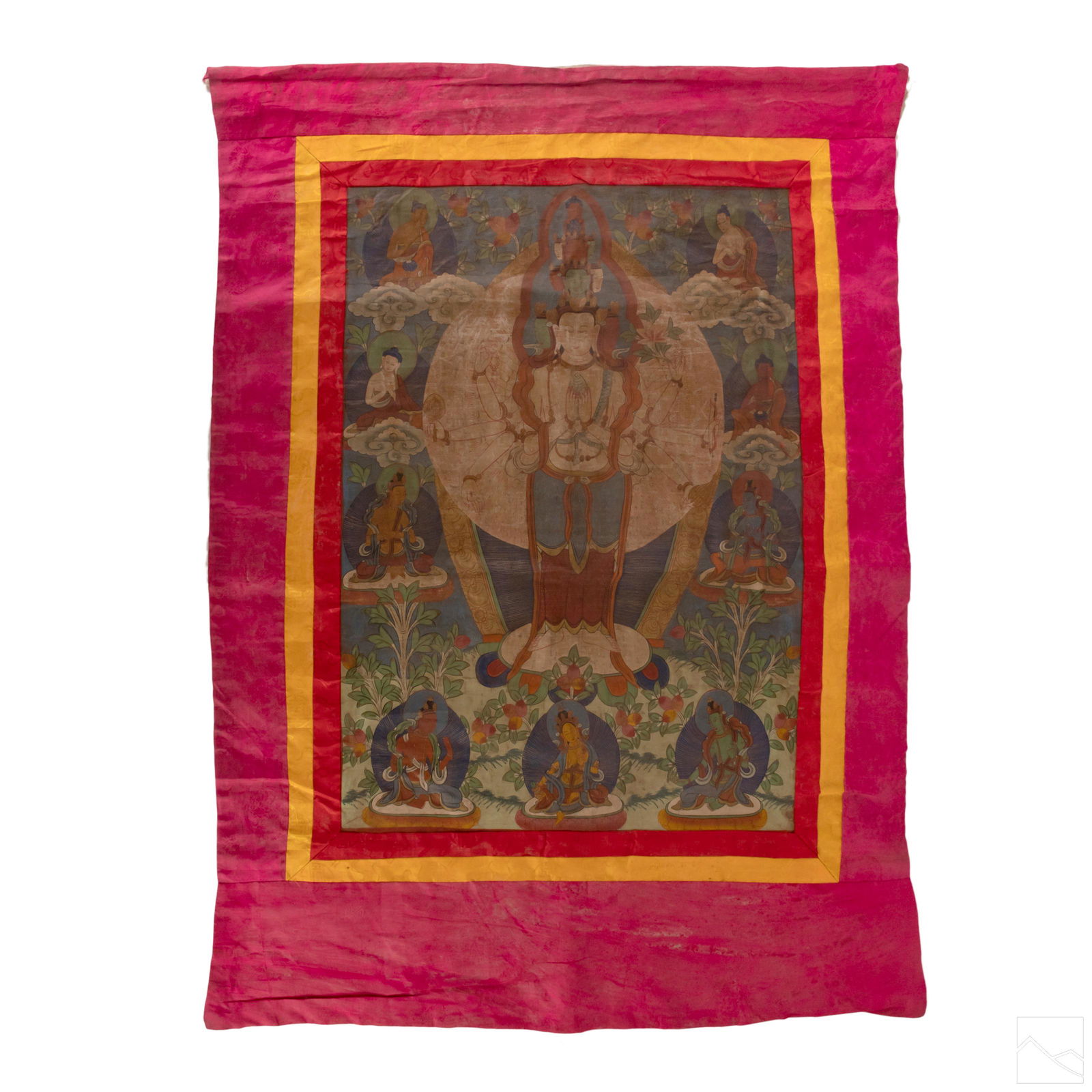 Chinese Design 19th Century Antique Tibetan Thanka (1 of 4)
