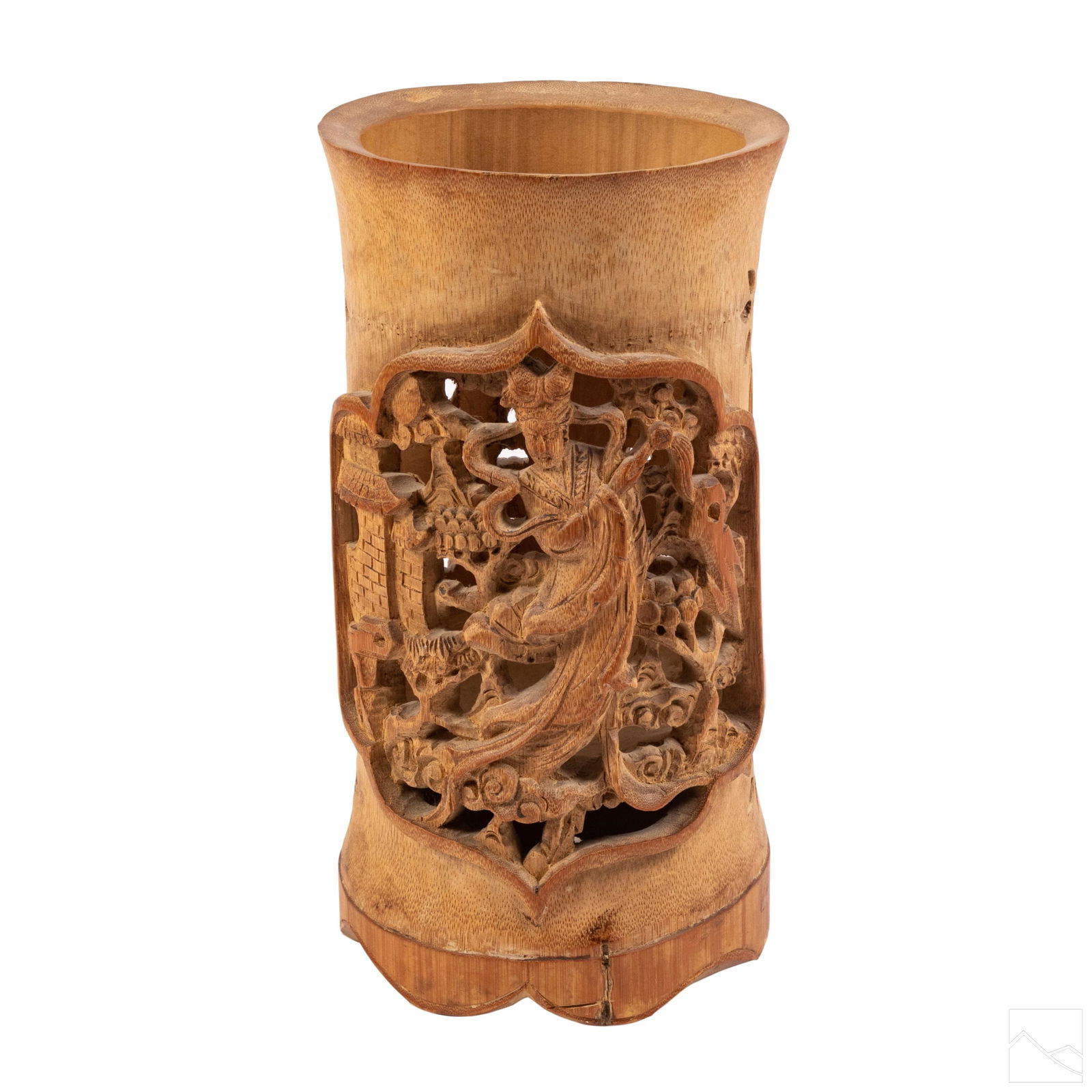 Chinese Carved Bamboo Root Sculpture or Hat Stand (1 of 7)