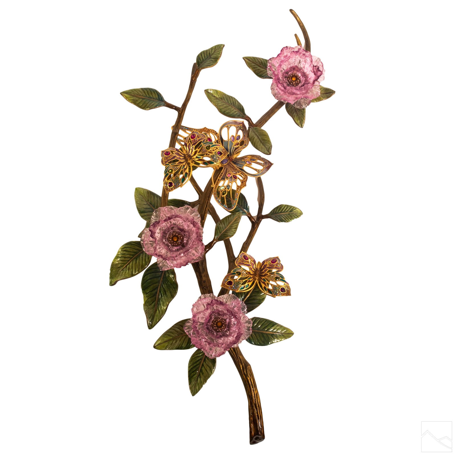 Jay Strongwater Butterflies Crystal Roses Figurine (1 of 8)