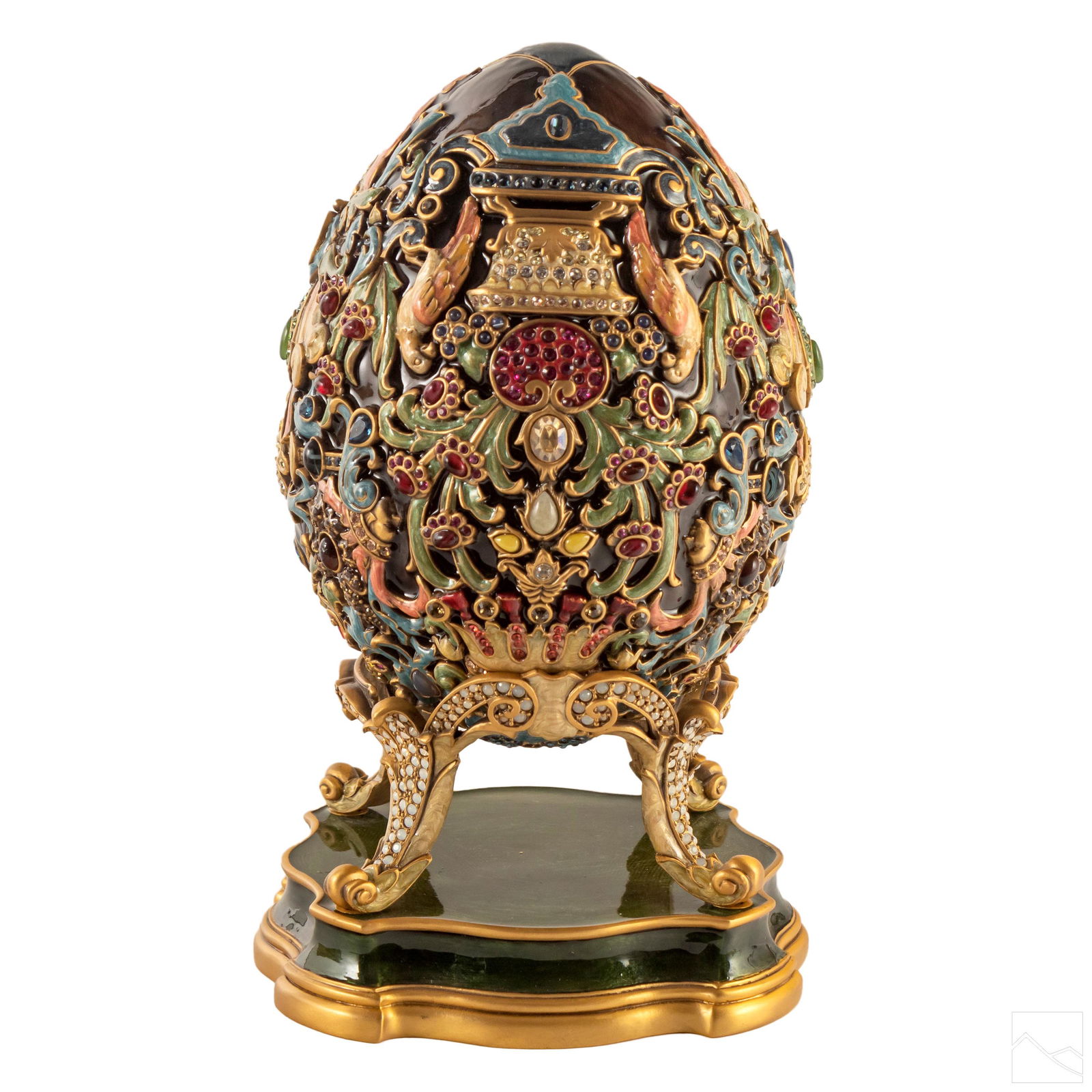 Jay Strongwater LE Beaumont Venetian Egg Sculpture (1 of 6)