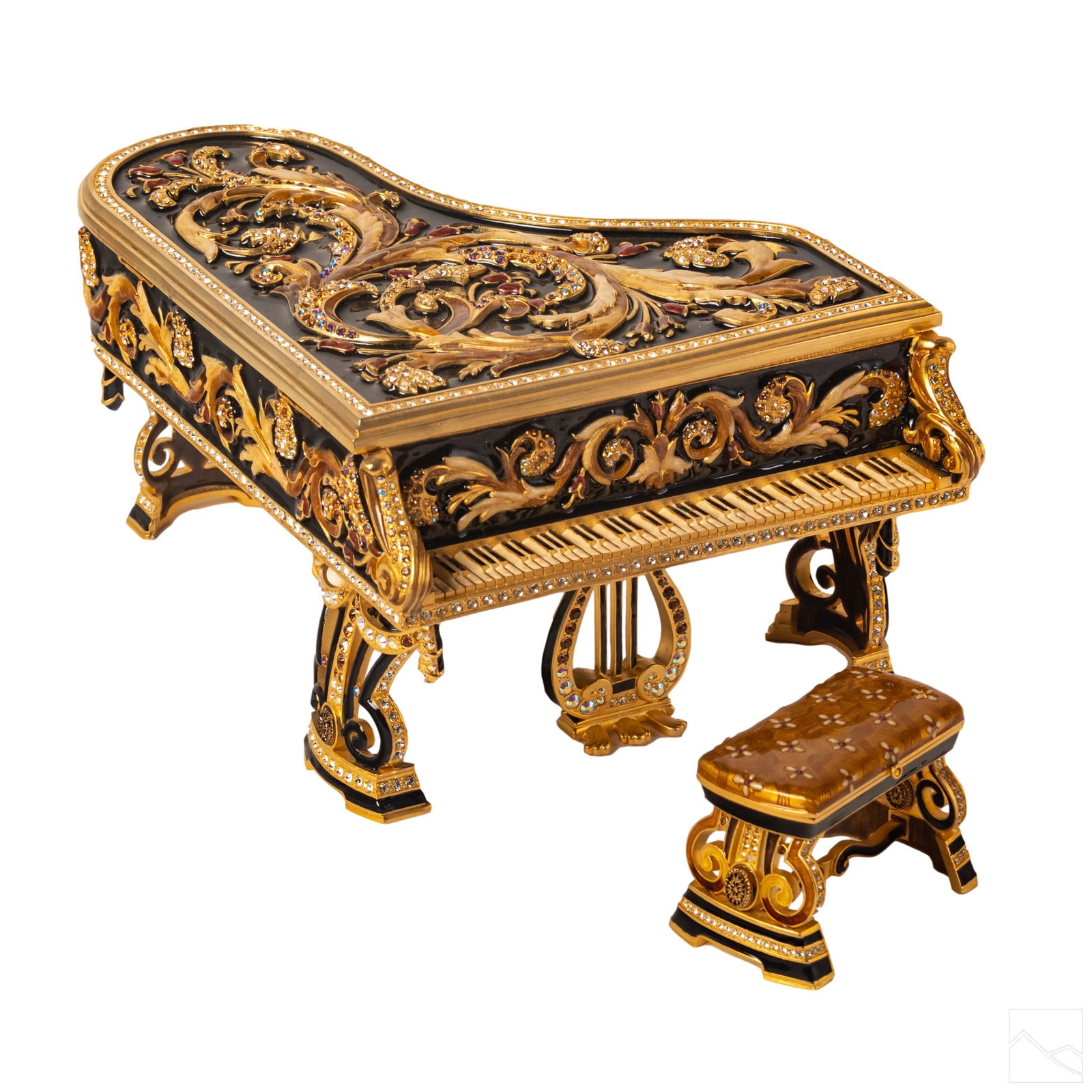 Jay Strongwater Rhapsody In Blue Piano Music Box (1 of 8)