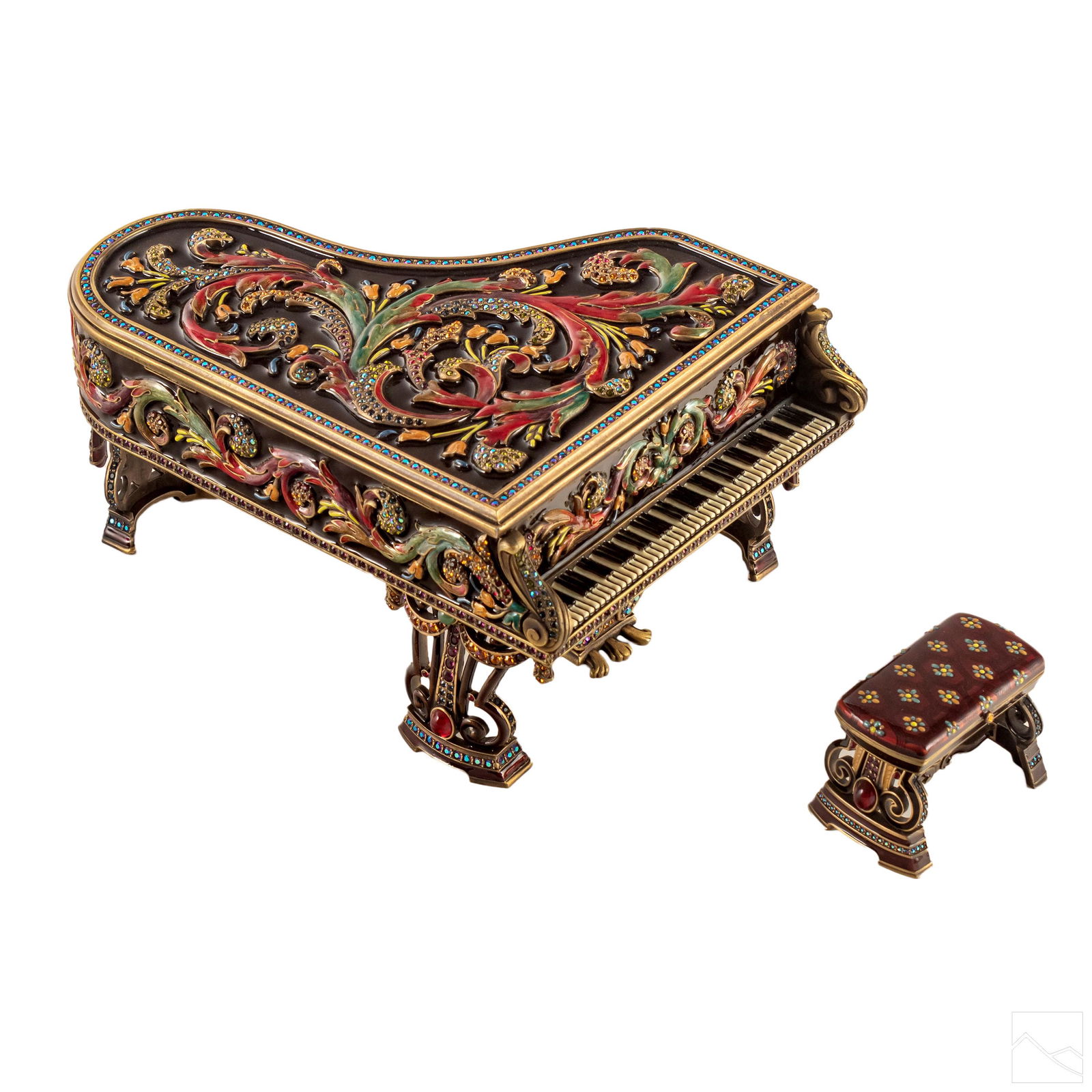 Jay Strongwater Pachabel's Canon Piano Music Box (1 of 9)