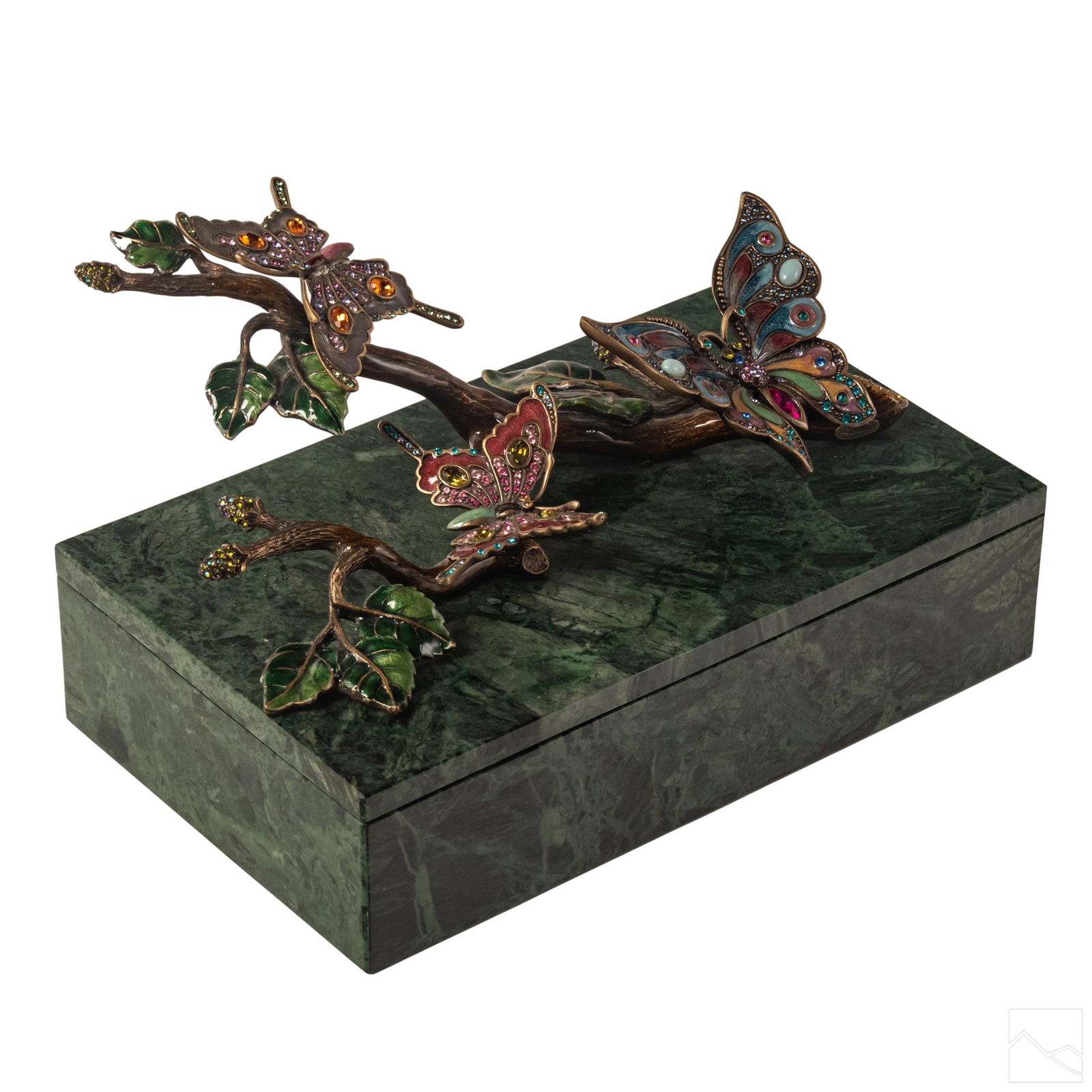 Jay Strongwater Butterflies & Flora Lidded Box (1 of 6)