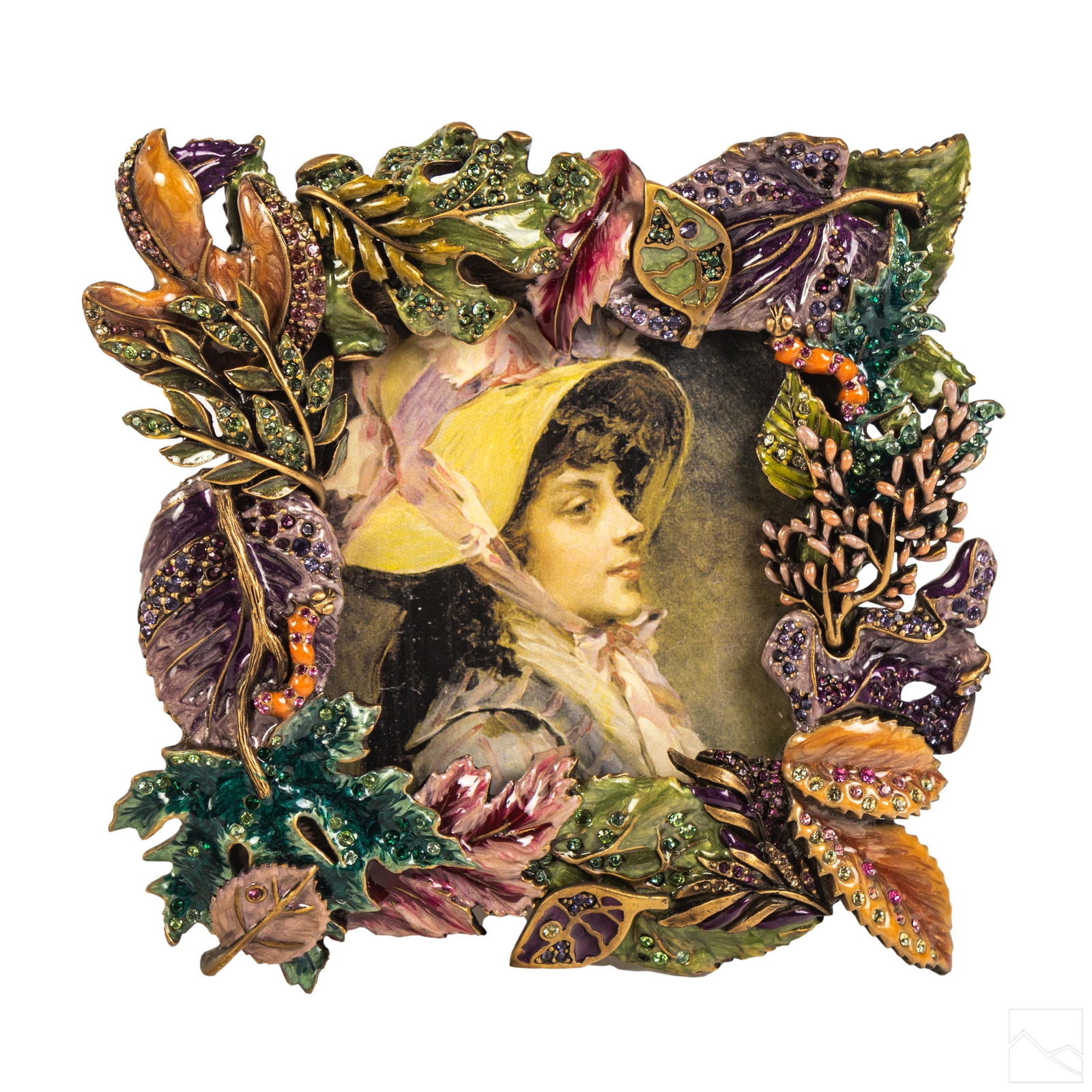 Jay Strongwater Flora & Caterpillars Picture Frame (1 of 6)