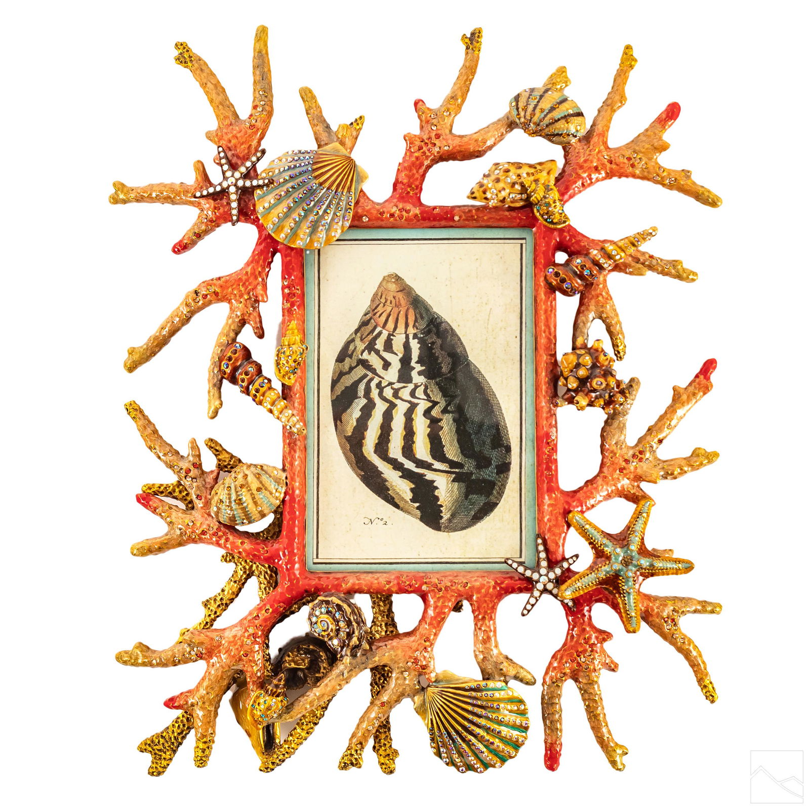 Jay Strongwater Swarovski Sea Life Picture Frame (1 of 6)
