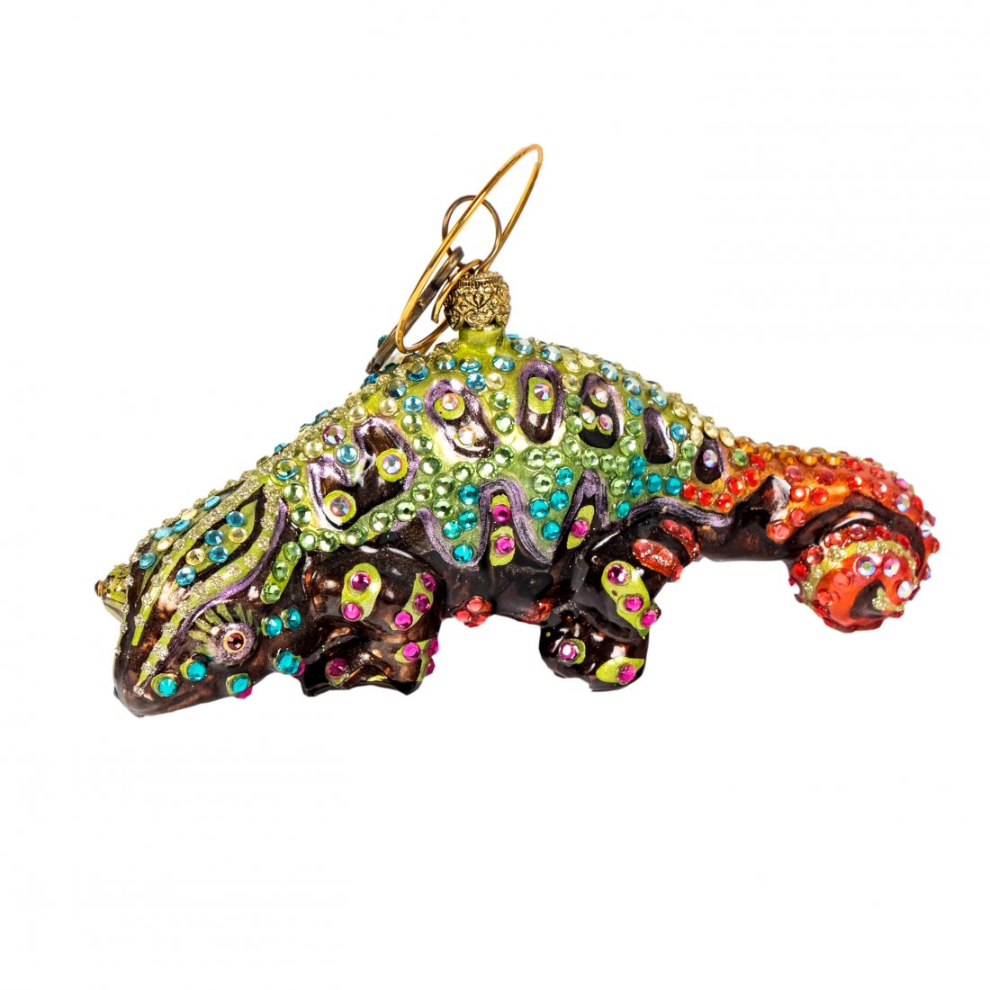 Jay Strongwater Coral Chameleon Christmas Ornament (1 of 5)