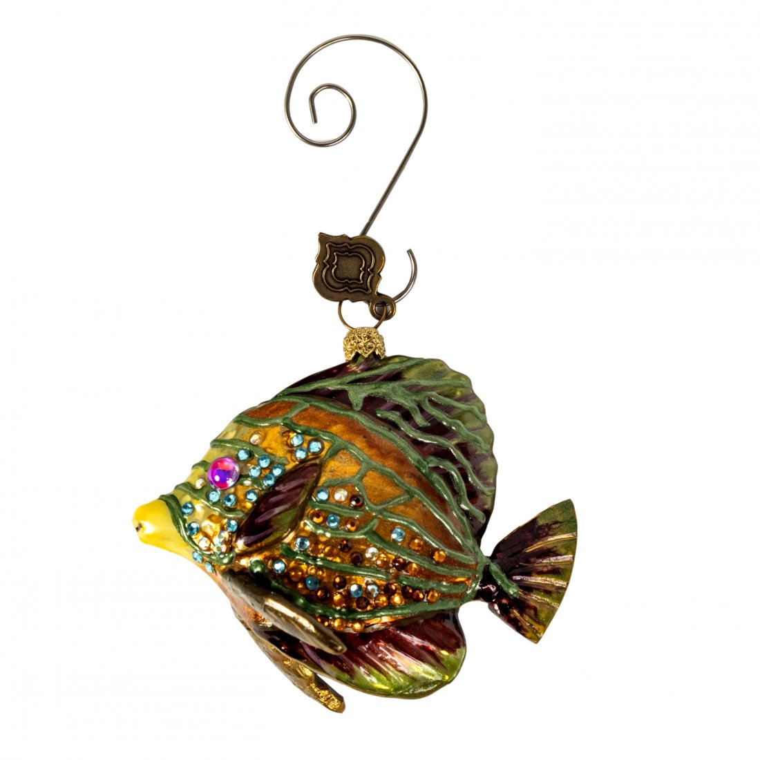 Jay Strongwater Yellow Tang Fish Holiday Ornament (1 of 4)