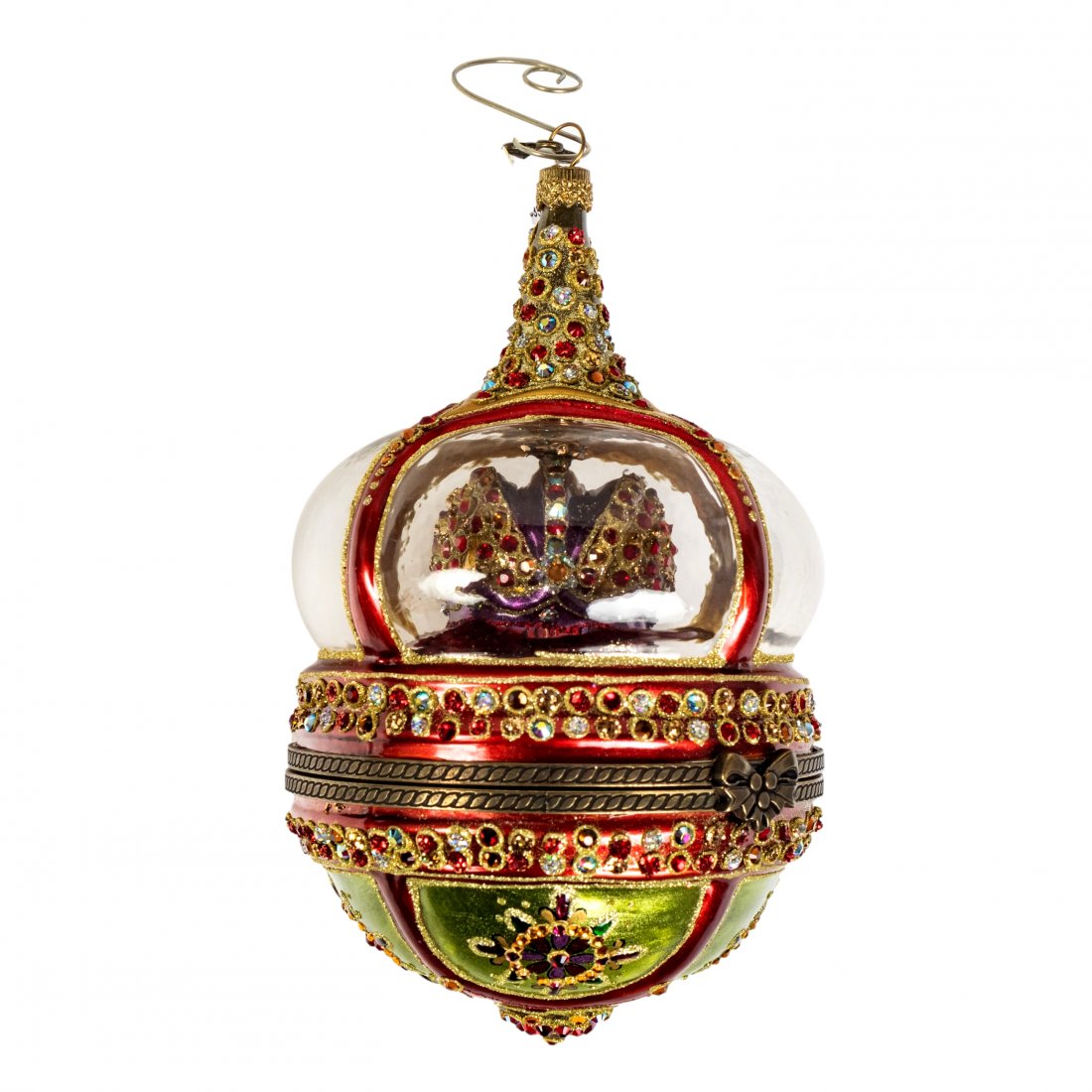 Jay Strongwater Faberge Egg Crown Holiday Ornament (1 of 5)
