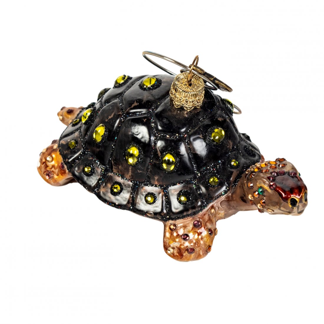 Jay Strongwater Mille Fiori Petite Turtle Ornament (1 of 5)