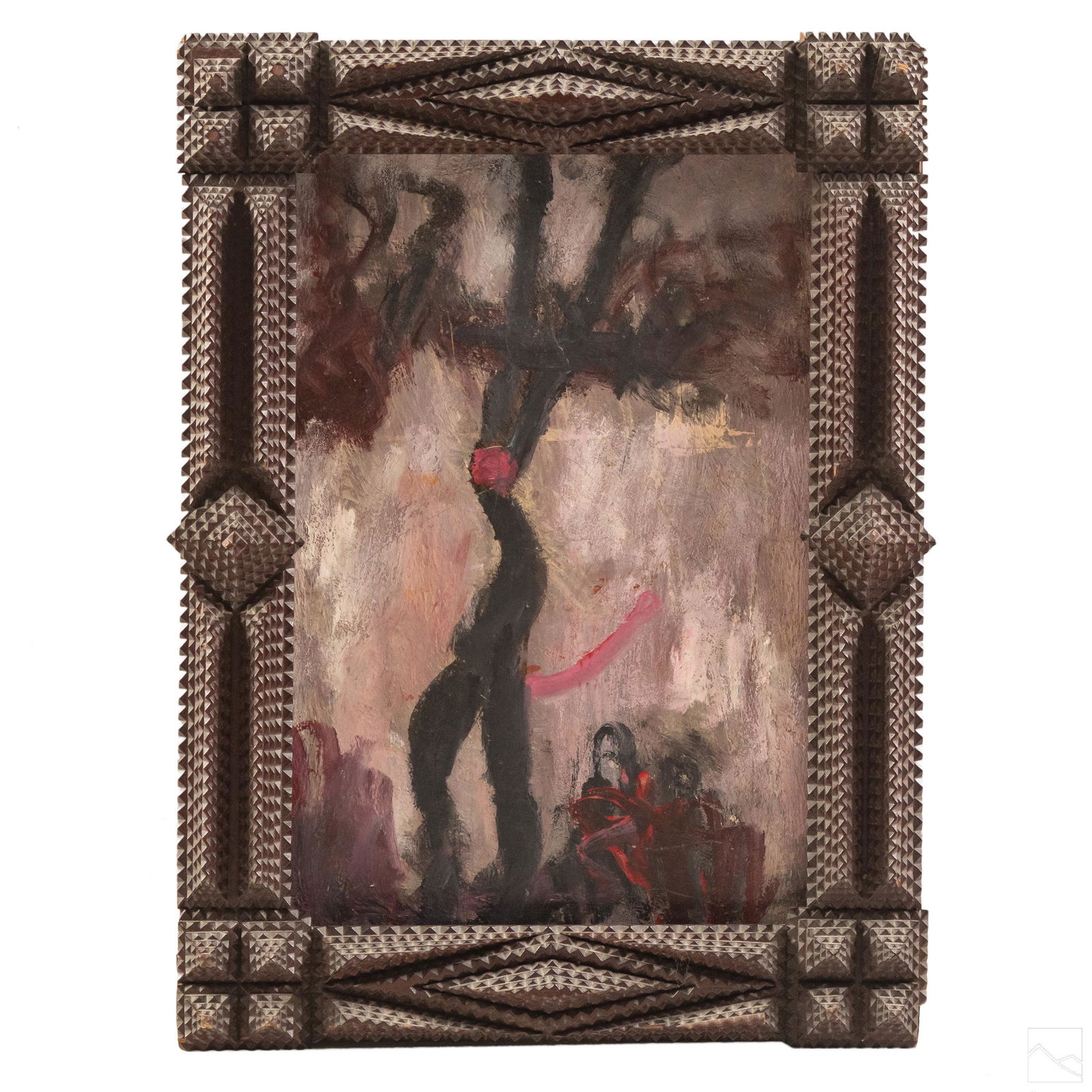 Purvis Young 1943-2010 American Outsider Painting (1 of 6)