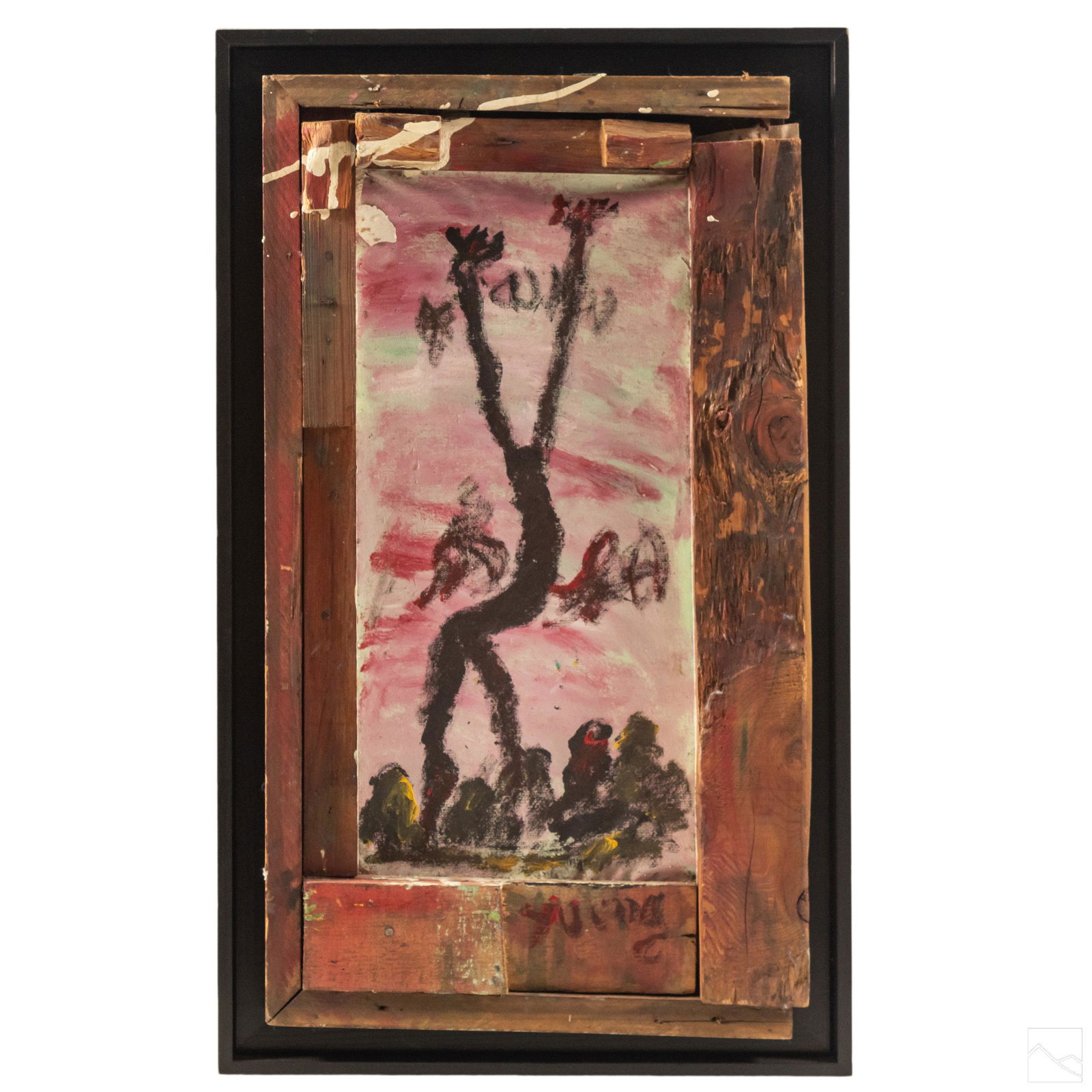 Purvis Young 1943-2010 American Outsider Painting (1 of 6)