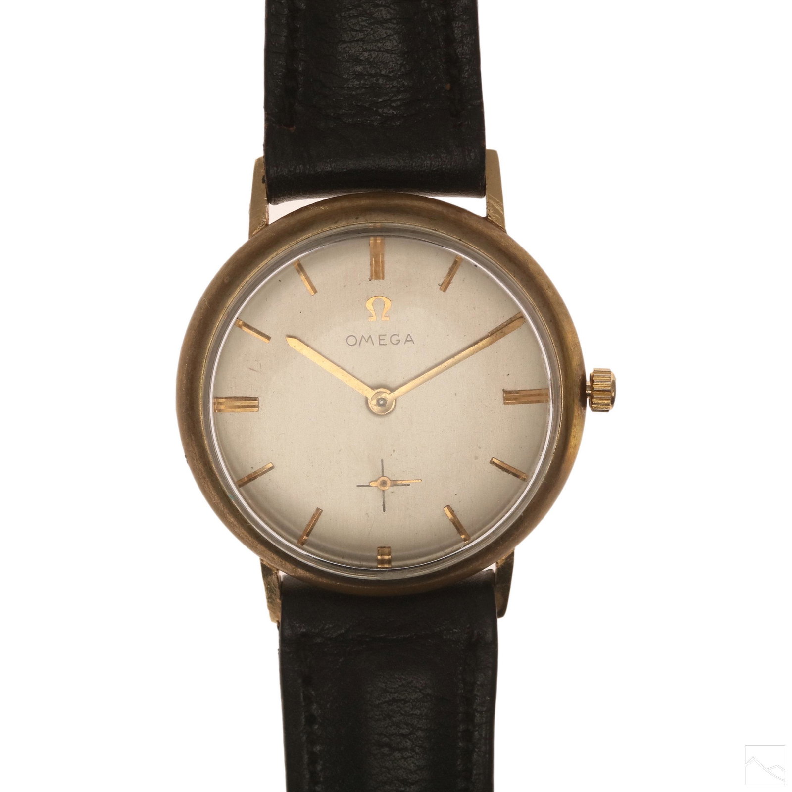 Omega Vintage 14K Gold 17 Jewel Men's Wrist Watch