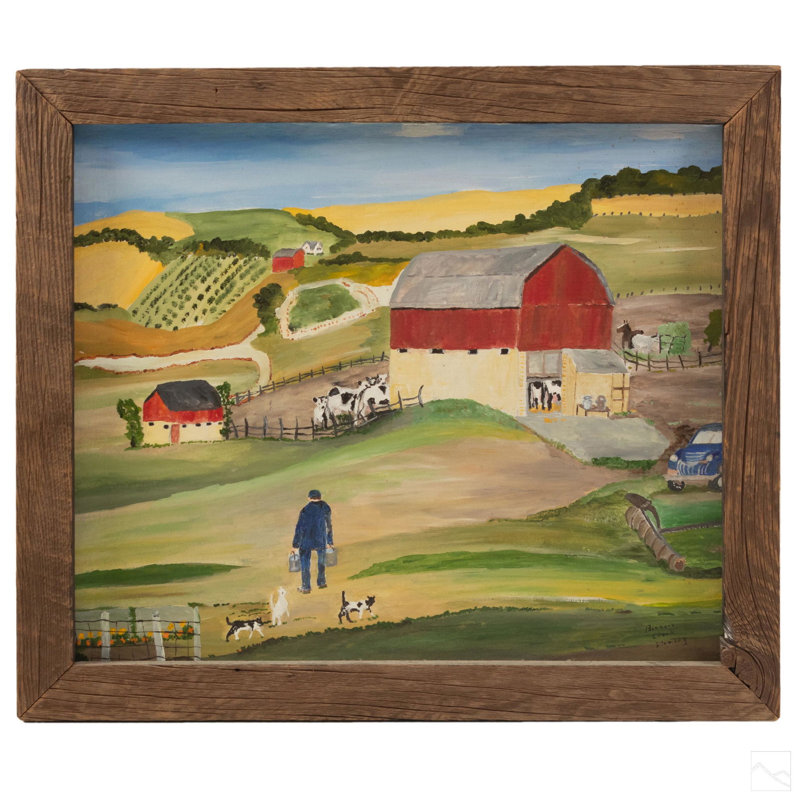 Barbara C Fleming b1939 Canadian Folk Art Painting (1 of 6)