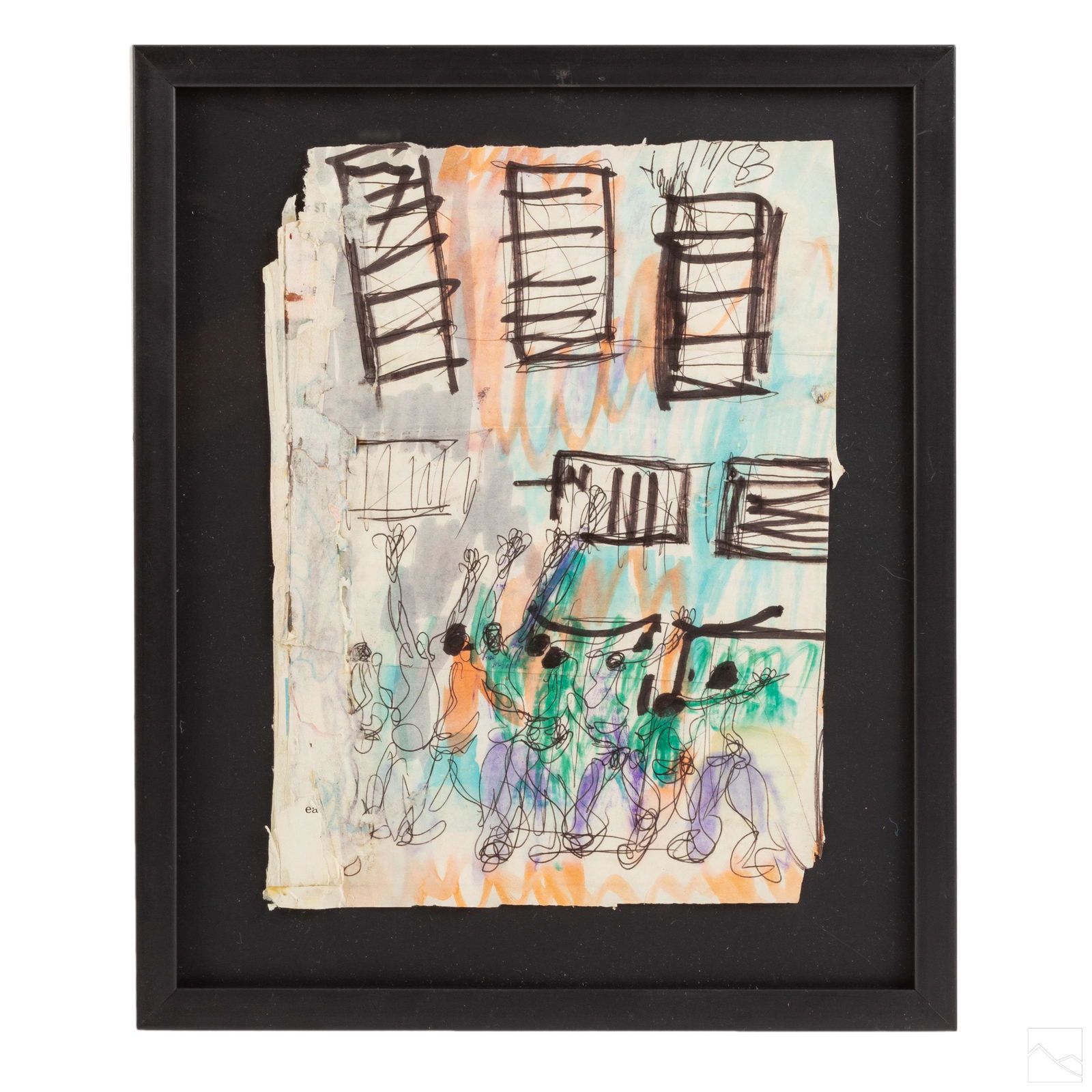 Purvis Young 1943-2010 American Outsider Folk Art (1 of 6)