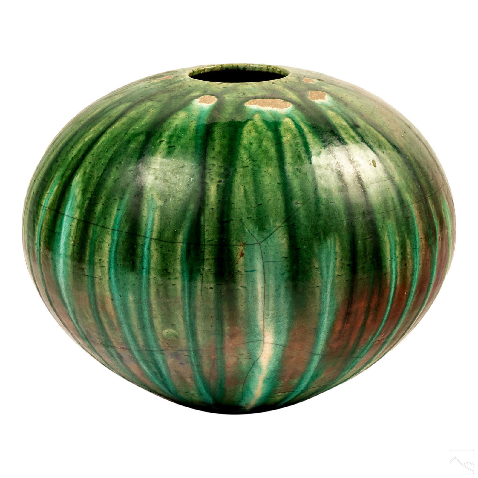 Mid Century Modern Studio Art Pottery Gourd Vase (1 of 5)